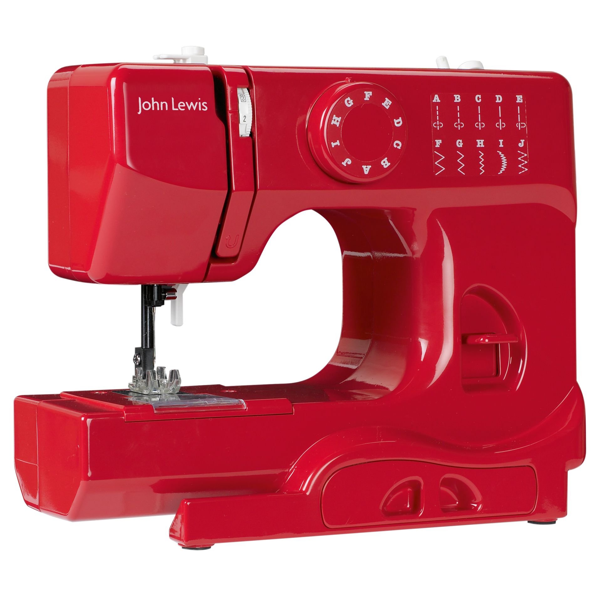 John Lewis Mini Sewing Machine, Red Mini