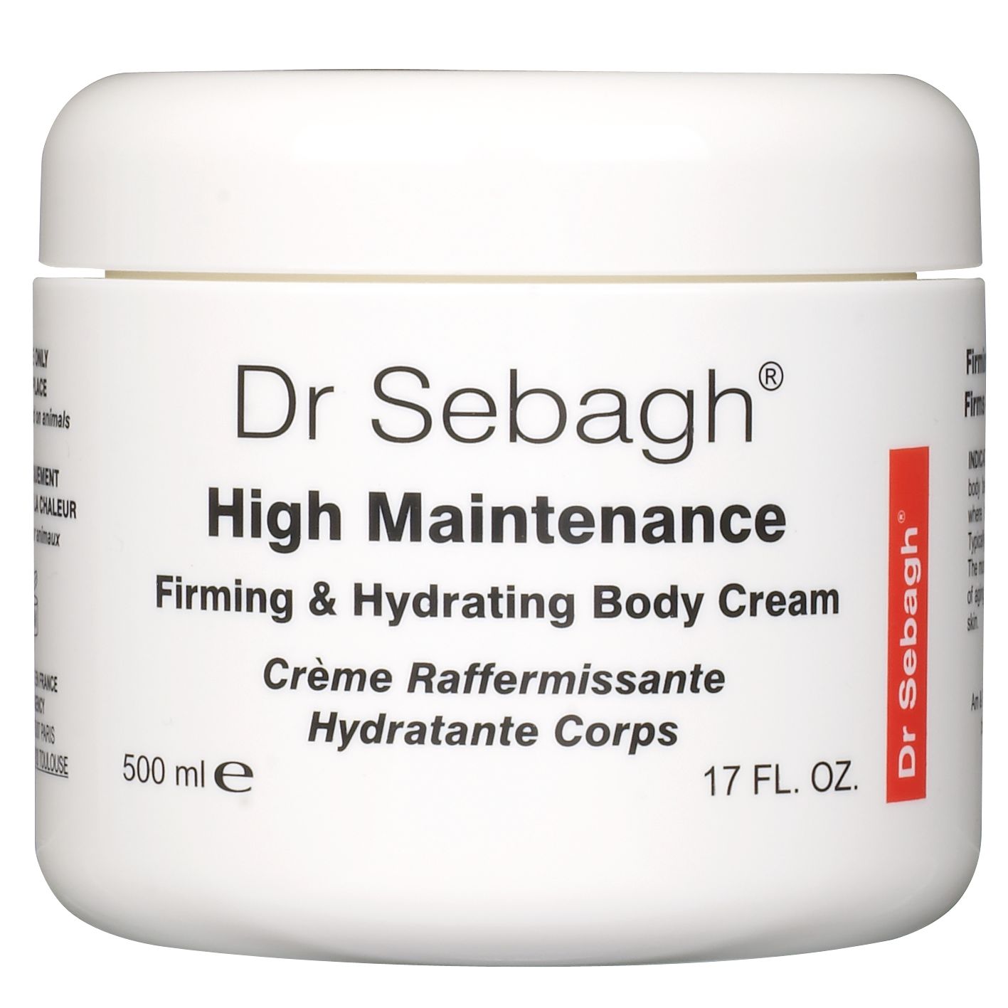 Dr Sebagh High Maintenance Body Cr&egraveme 500ml