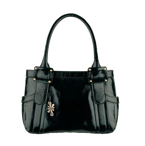 Tula Lemon Medium Tote Handbag in Black