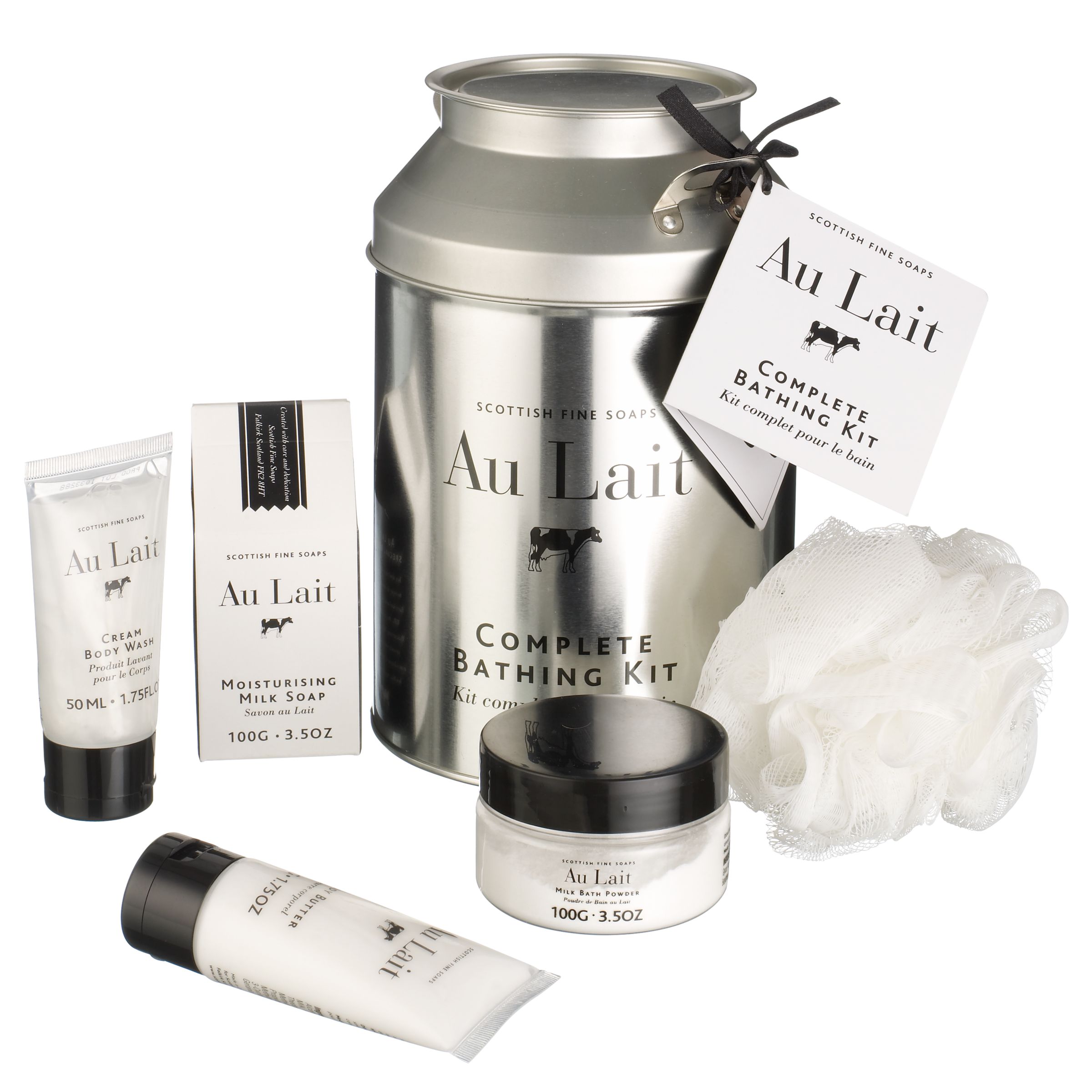 Scottish Fine Soaps Au Lait Boxed Gift Set