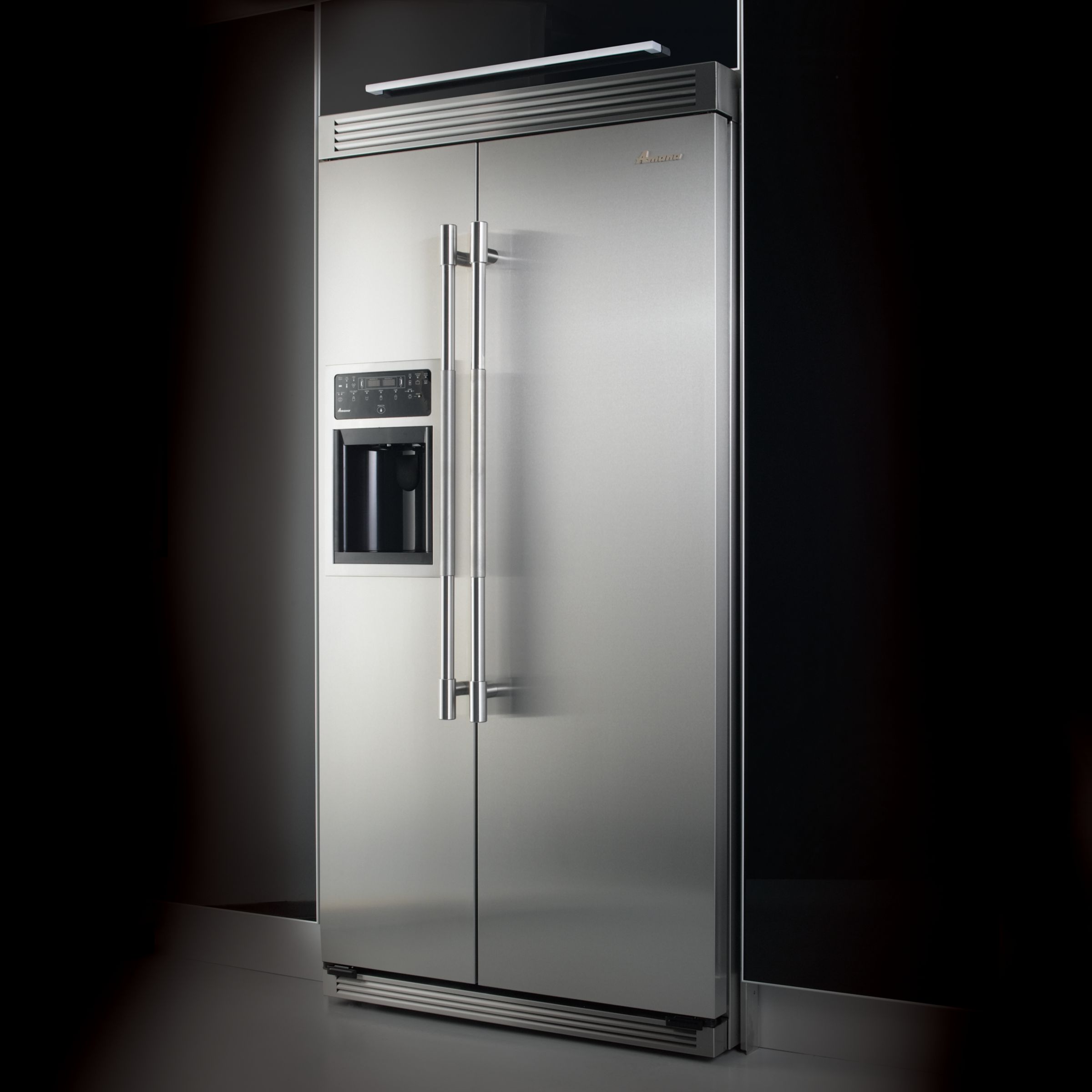 Amana Precision 628FIRS SidebySide Fridge Freezer Stainless Steel
