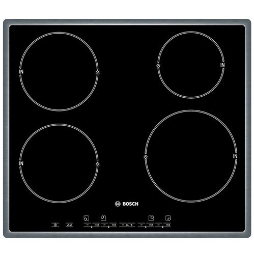 Bosch PIE645T01E Ceramic Induction Hob Stainless Steel