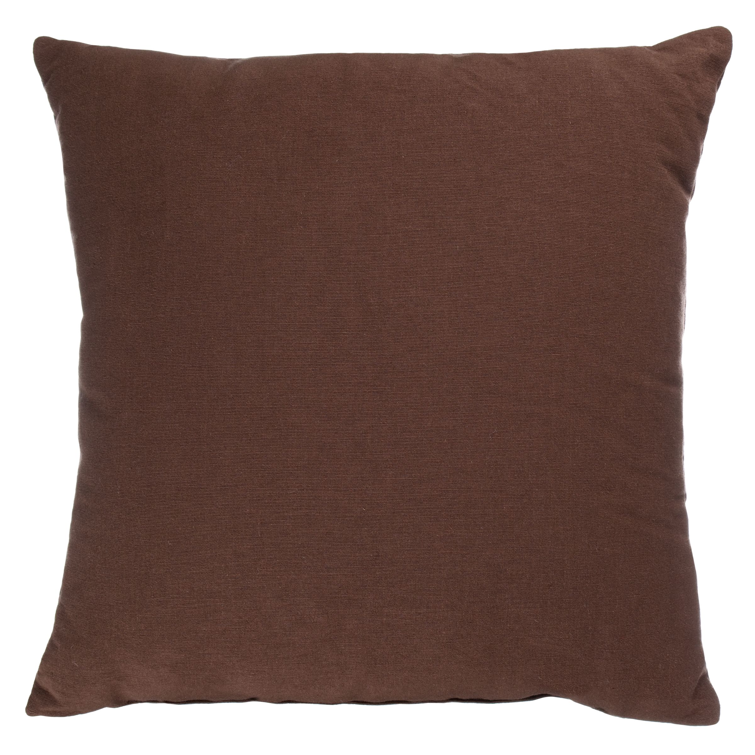 Plain Cotton Cushion, Brown