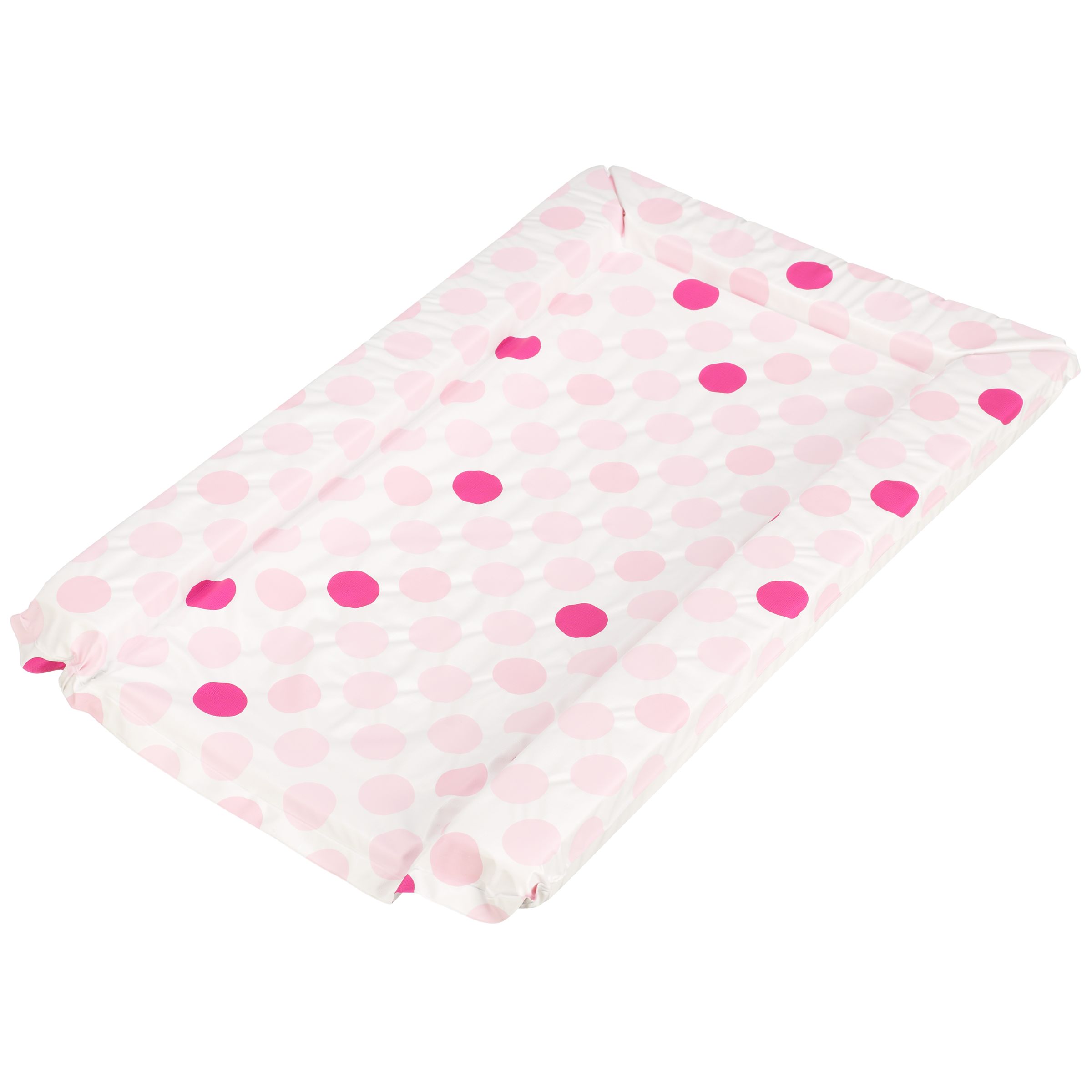 John Lewis Large Spot Changing Mat PinkFuchsia