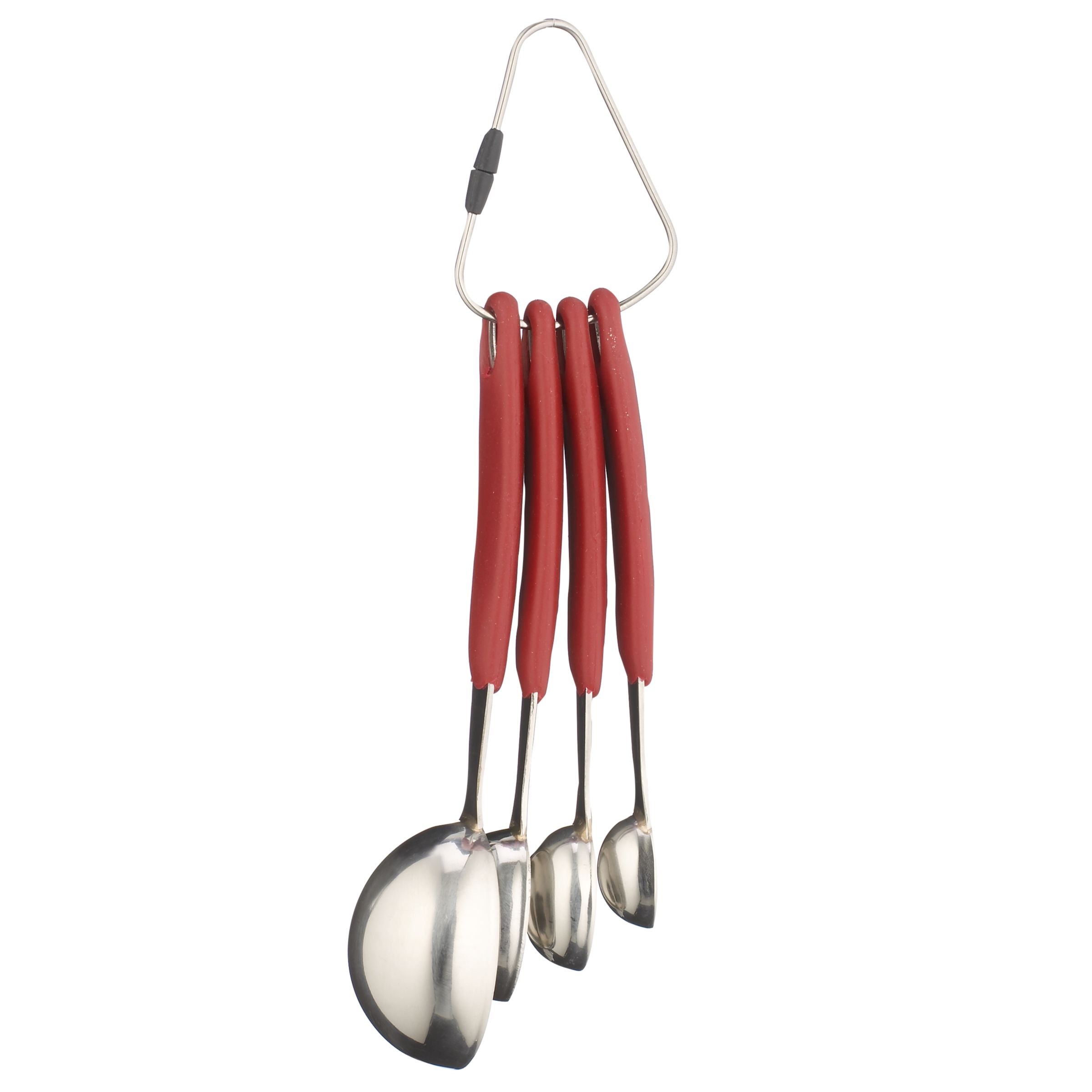 John Lewis Measuring Spoons Red