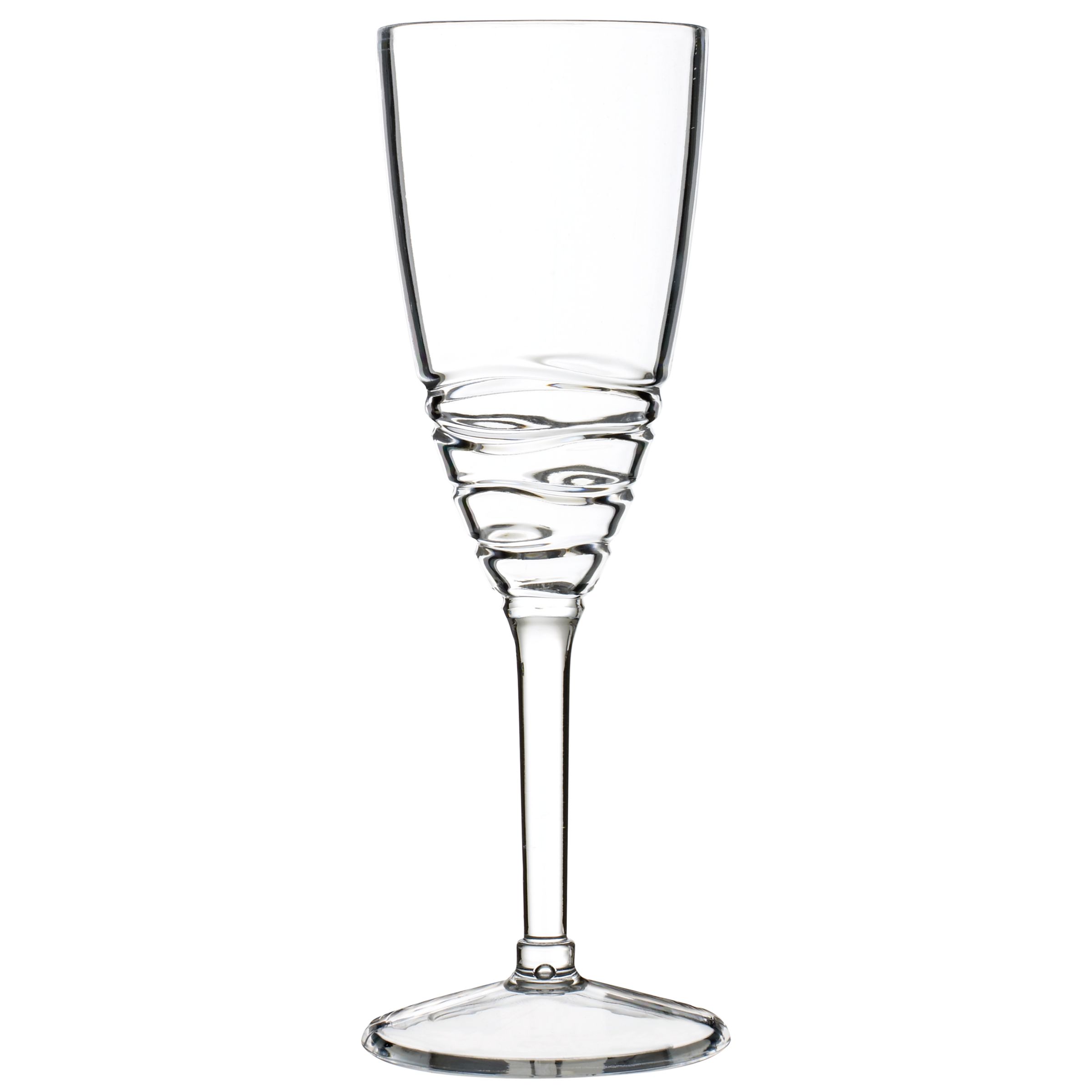 Acrylic Wave Champagne Flute