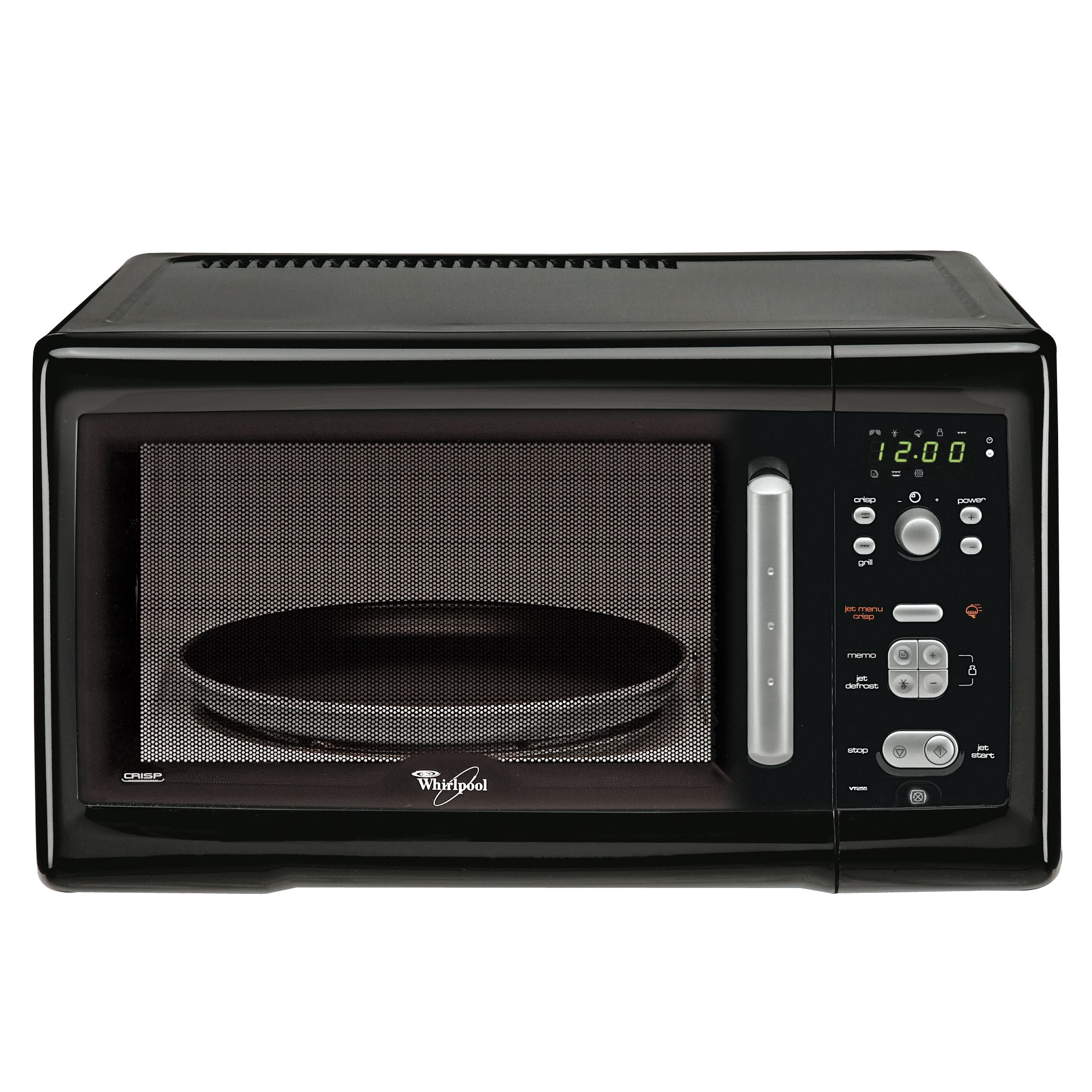 Whirlpool VT255 Microwave Oven, Black