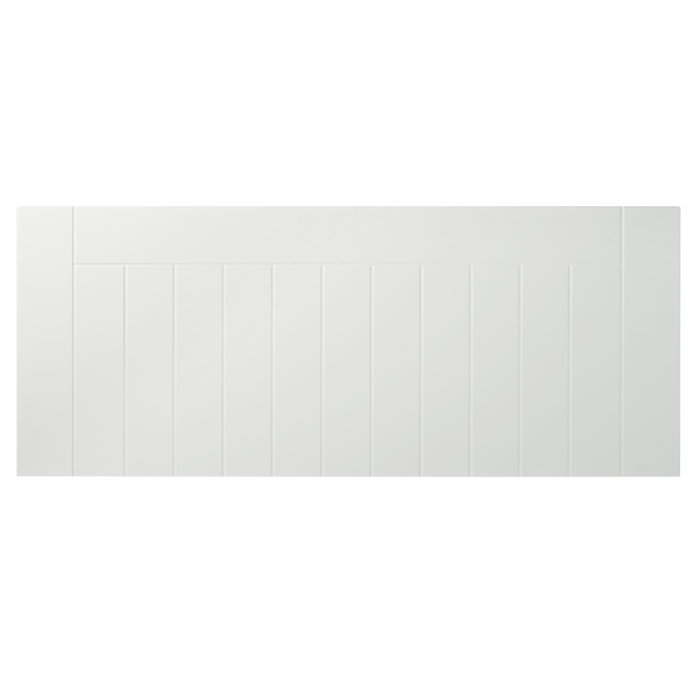 John Lewis Kent Headboard, White, Double