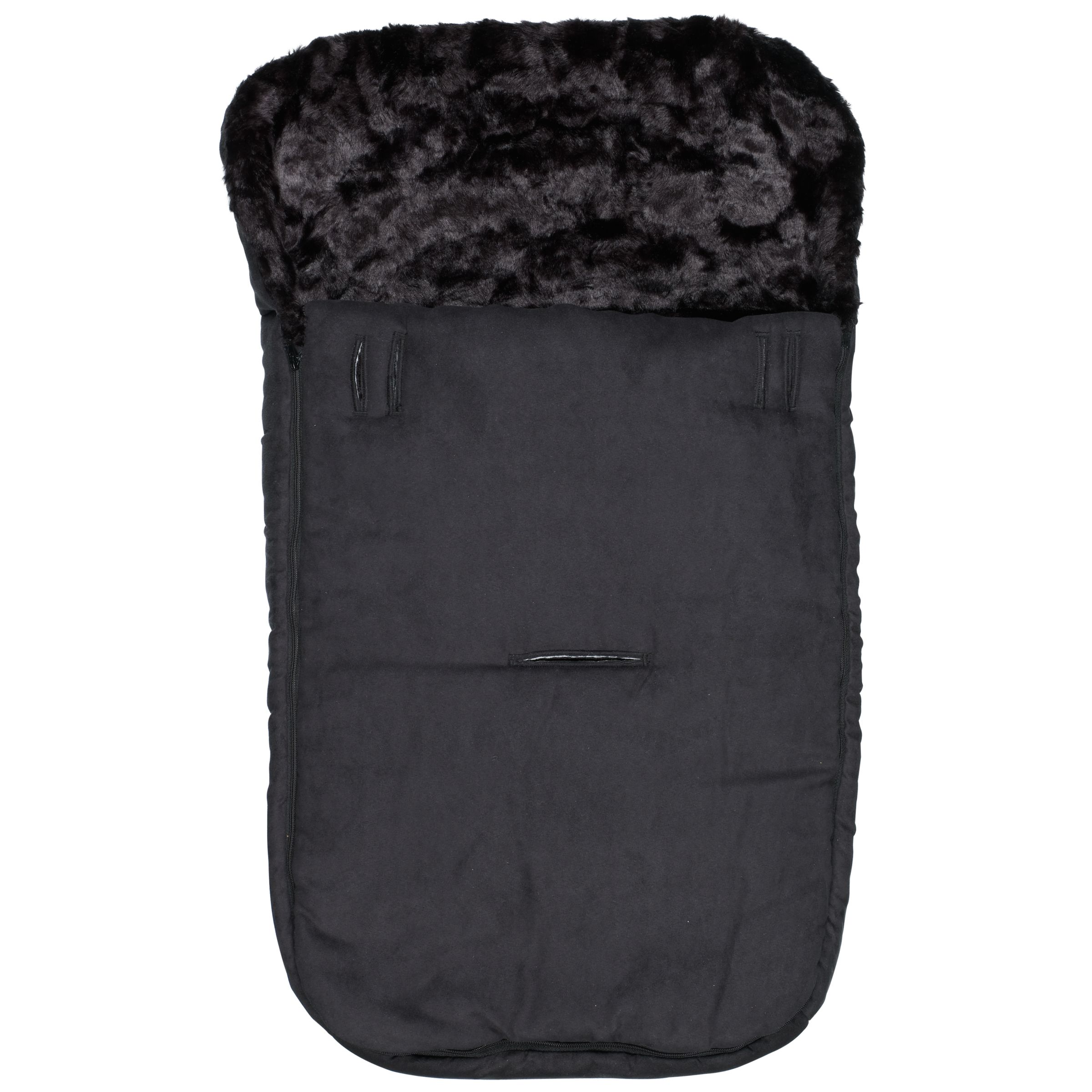 Black Fur Baby John Lewis Footmuff