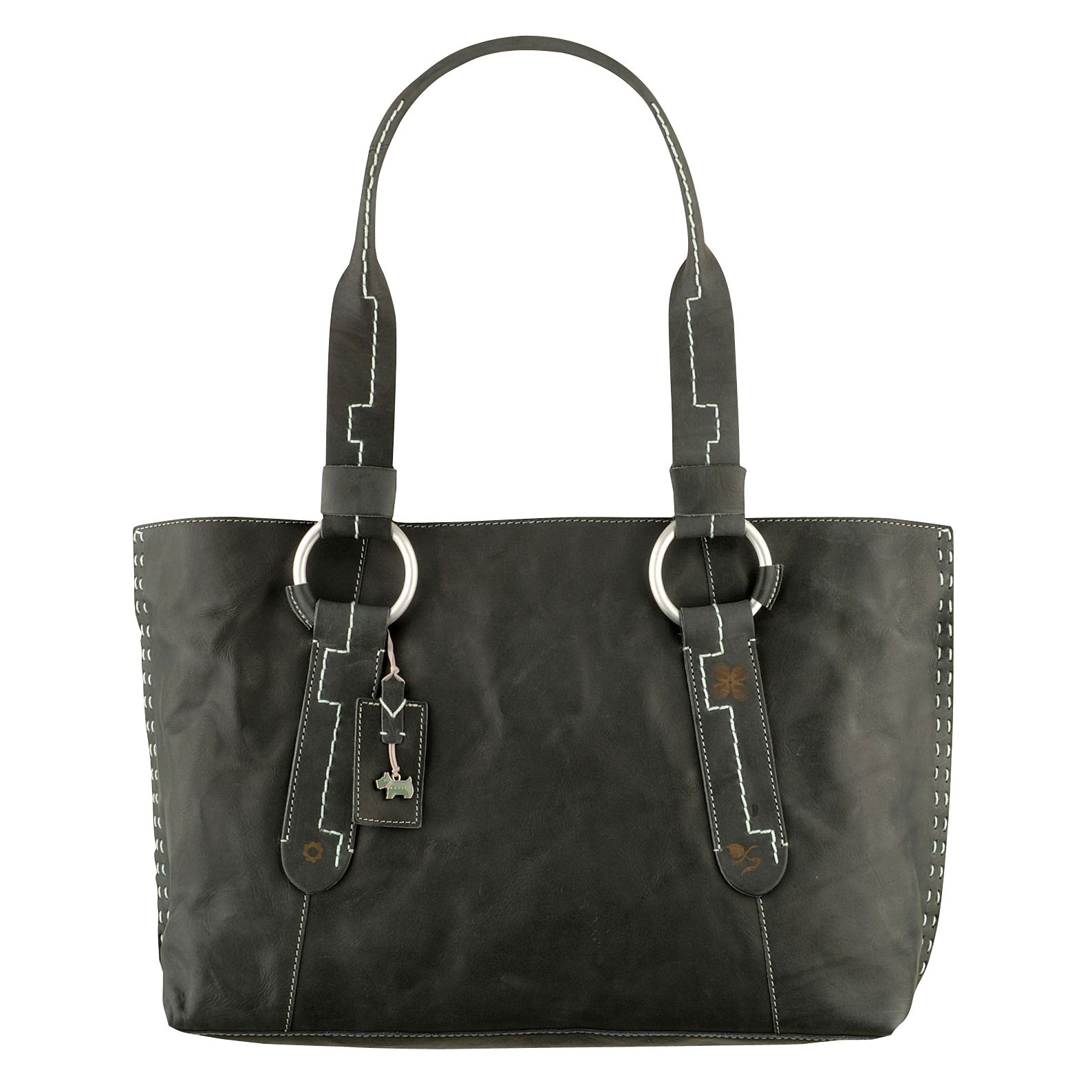 Radley Farley A4 Grab Handbag Dark Grey