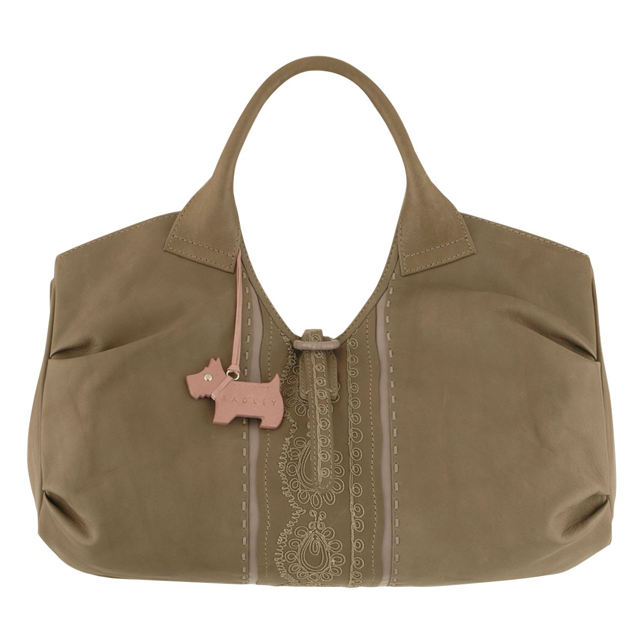 Radley Loukas Medium Grab Handbag Taupe