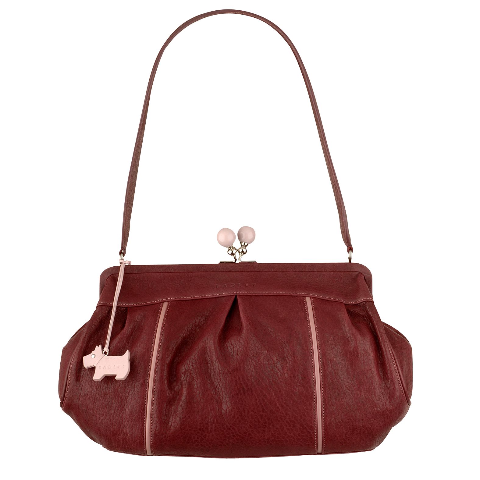 Radley Mabel Large Shoulder Handbag, Cranberry