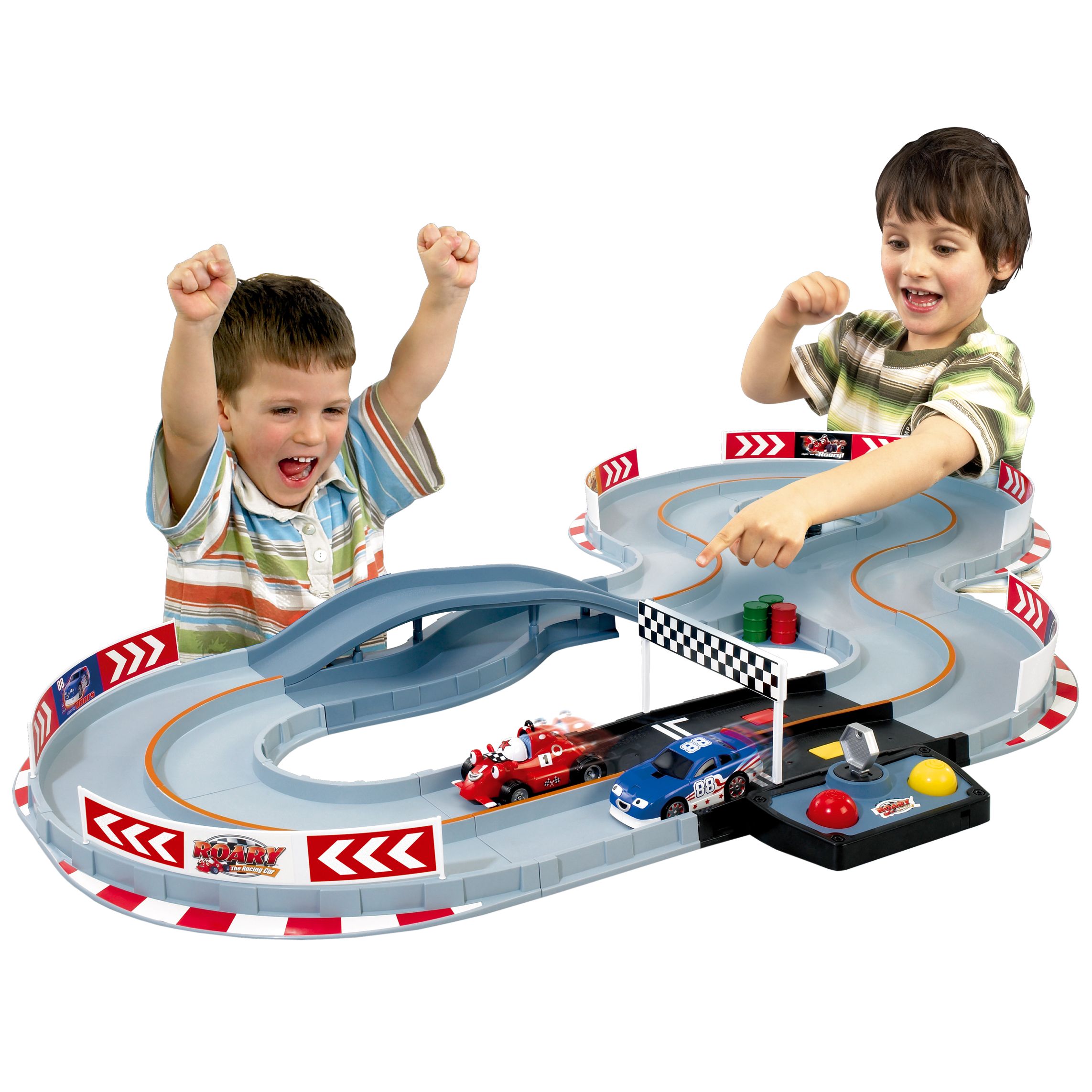 Roary The Racing Car Deluxe Silver Hatch Race Track