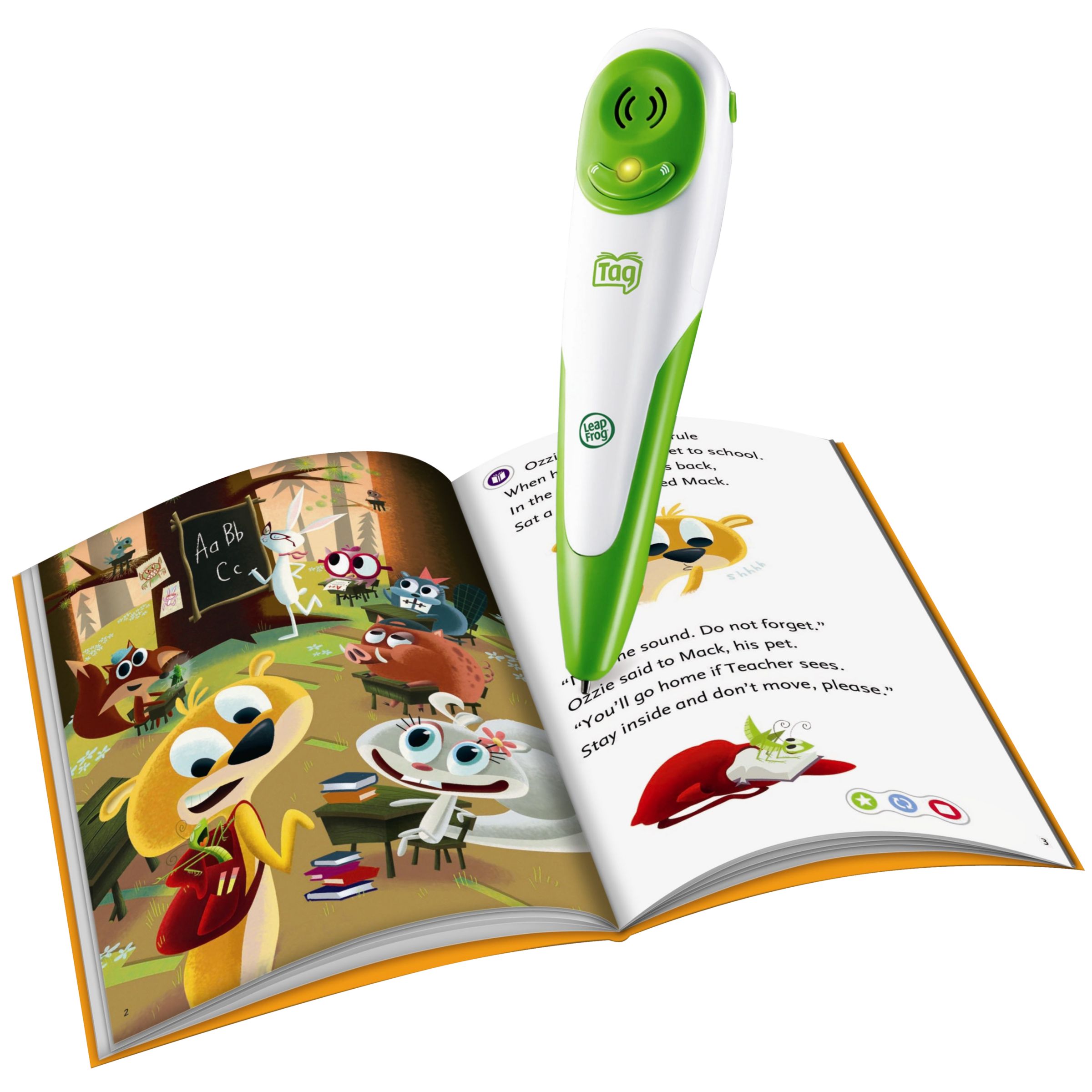 Leapfrog Tag Reading System And Ozzie And Mack Book