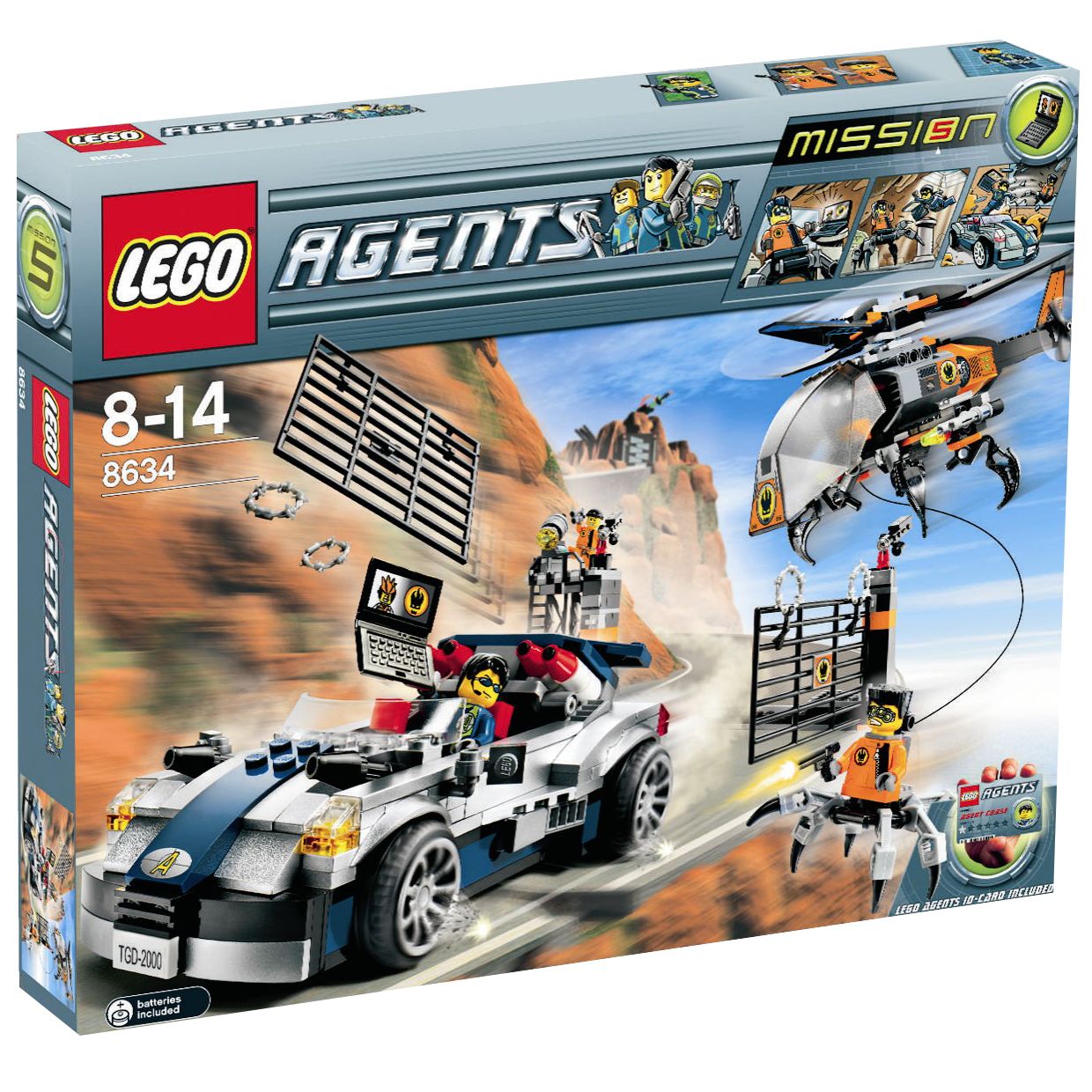 Click here for more information and to purchase - Lego Agents Mission 5 Turbocar Chase
