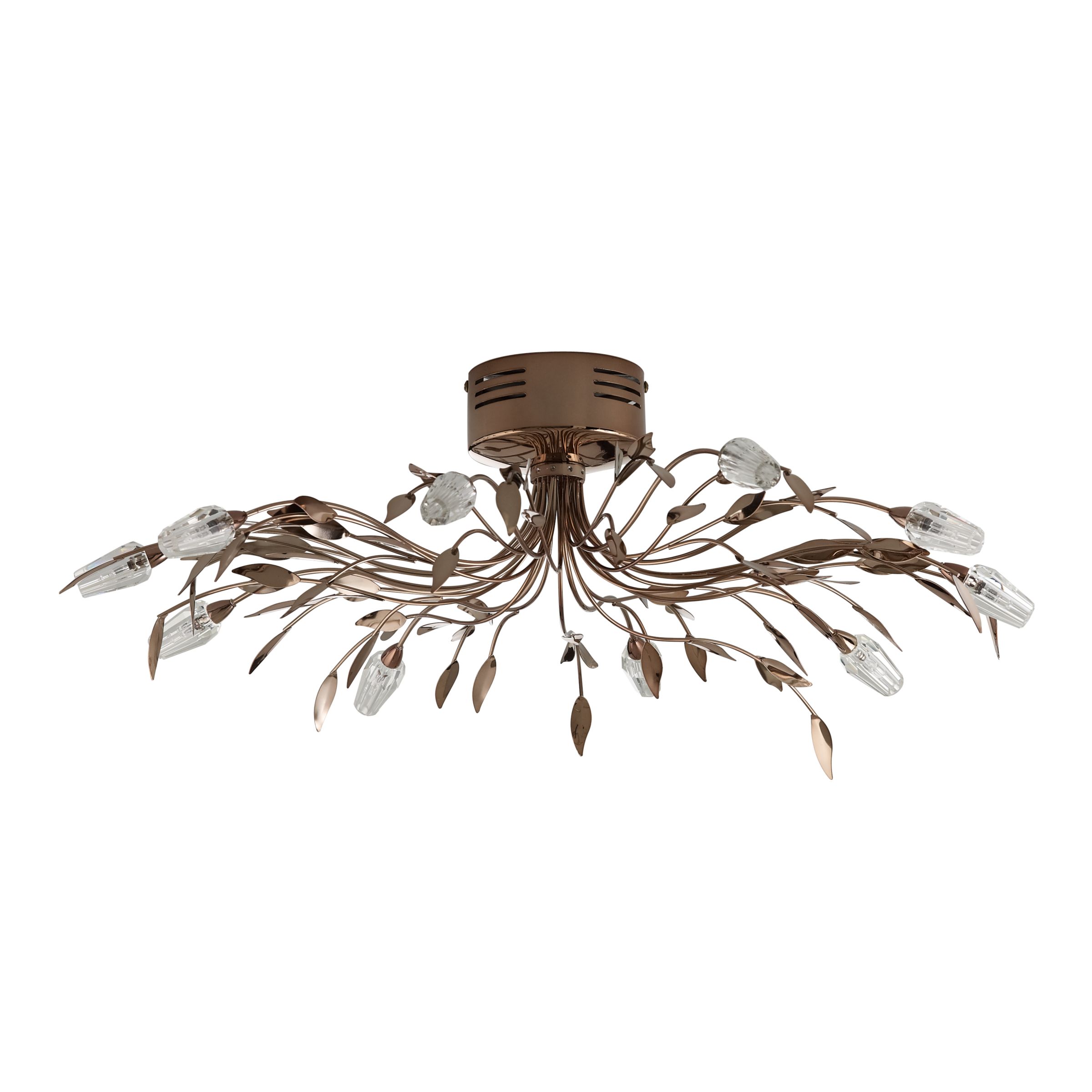 John Lewis Olea Ceiling Light, 10 Arm