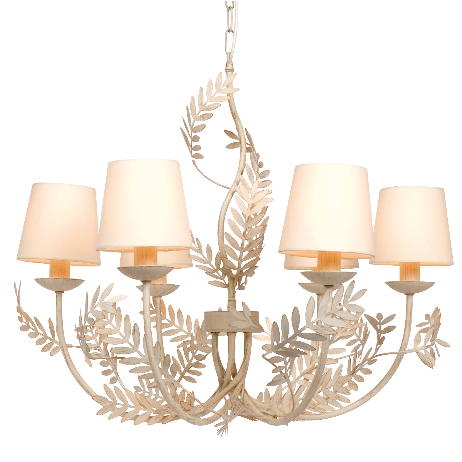 John Lewis Floressa Ceiling Light, 6 Arm