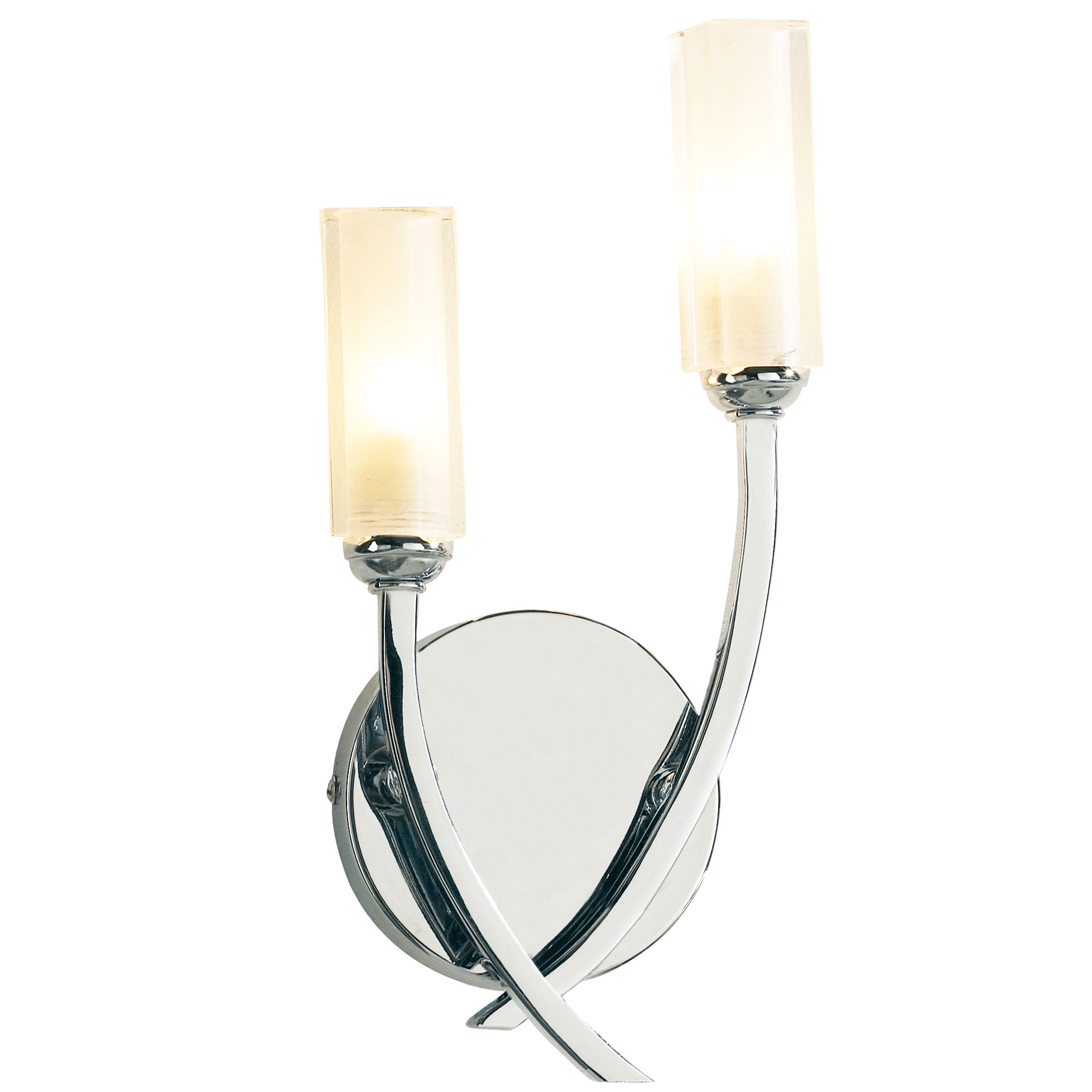 John Lewis Curtis Wall Light, 2 Arm