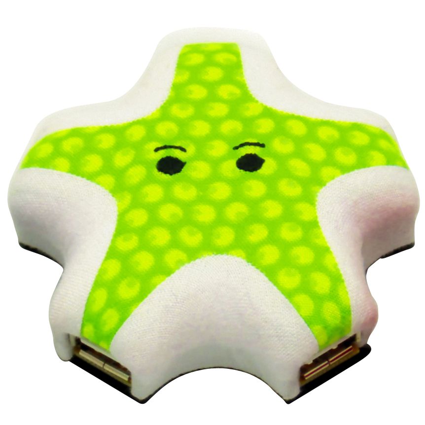 Oscar 4Port Hub Green