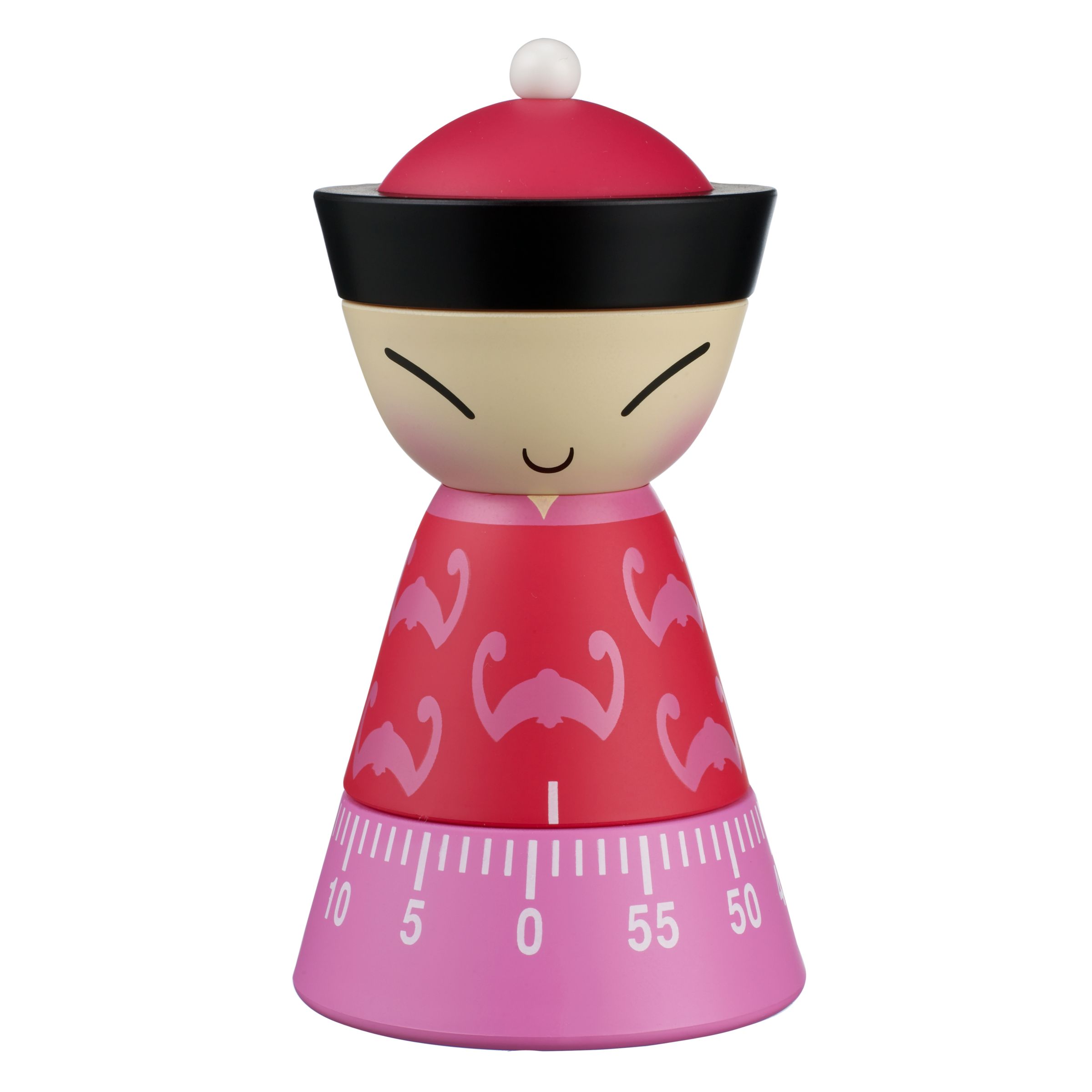Alessi Mr Chin Kitchen Timer, Red