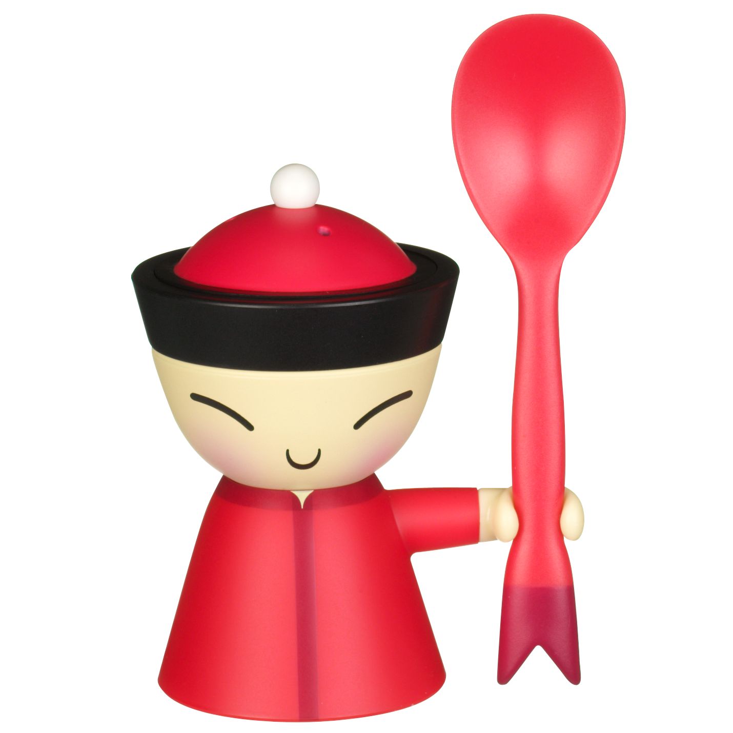 Alessi Mr Chin Egg Cup Red