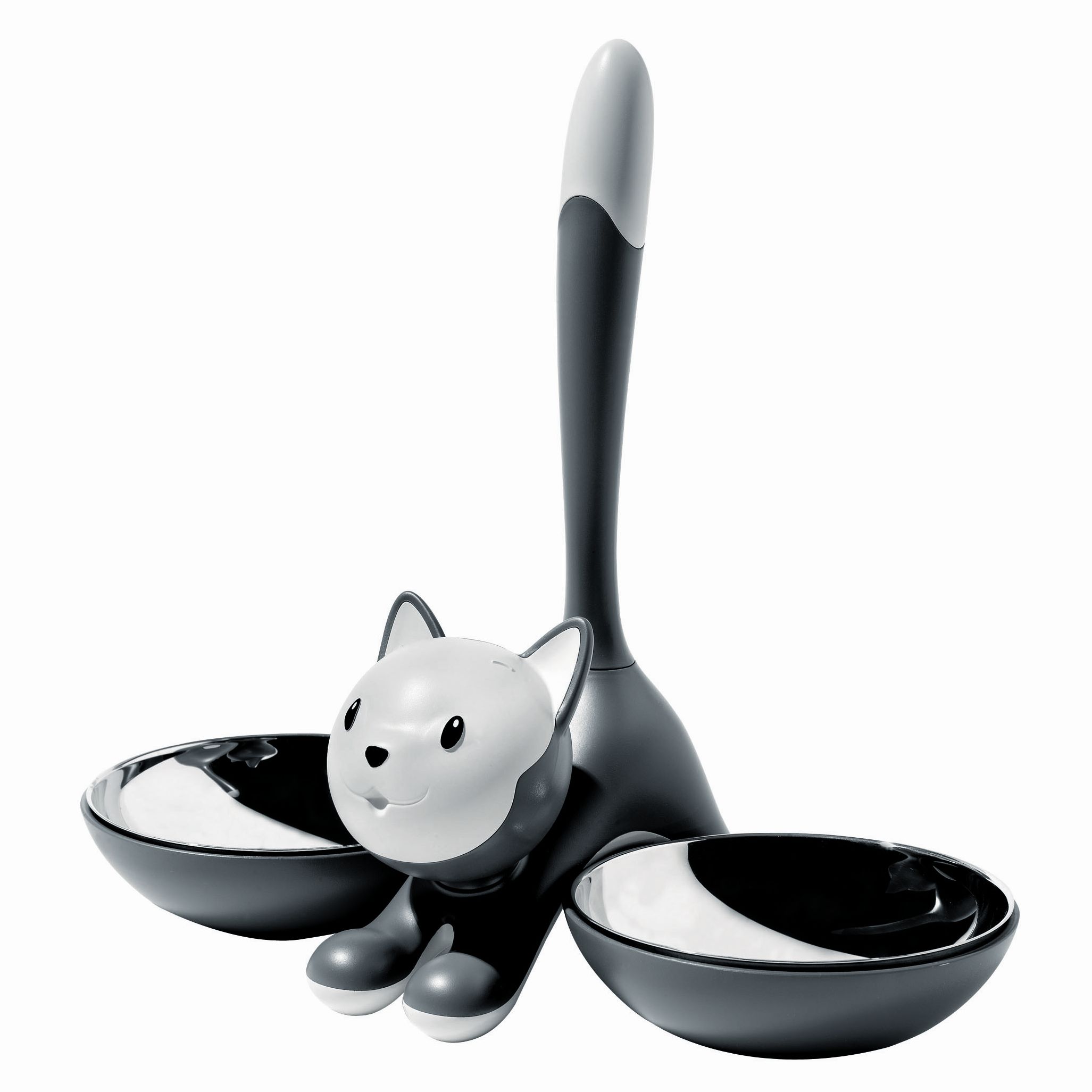Alessi Tigrito Cat Bowl Grey