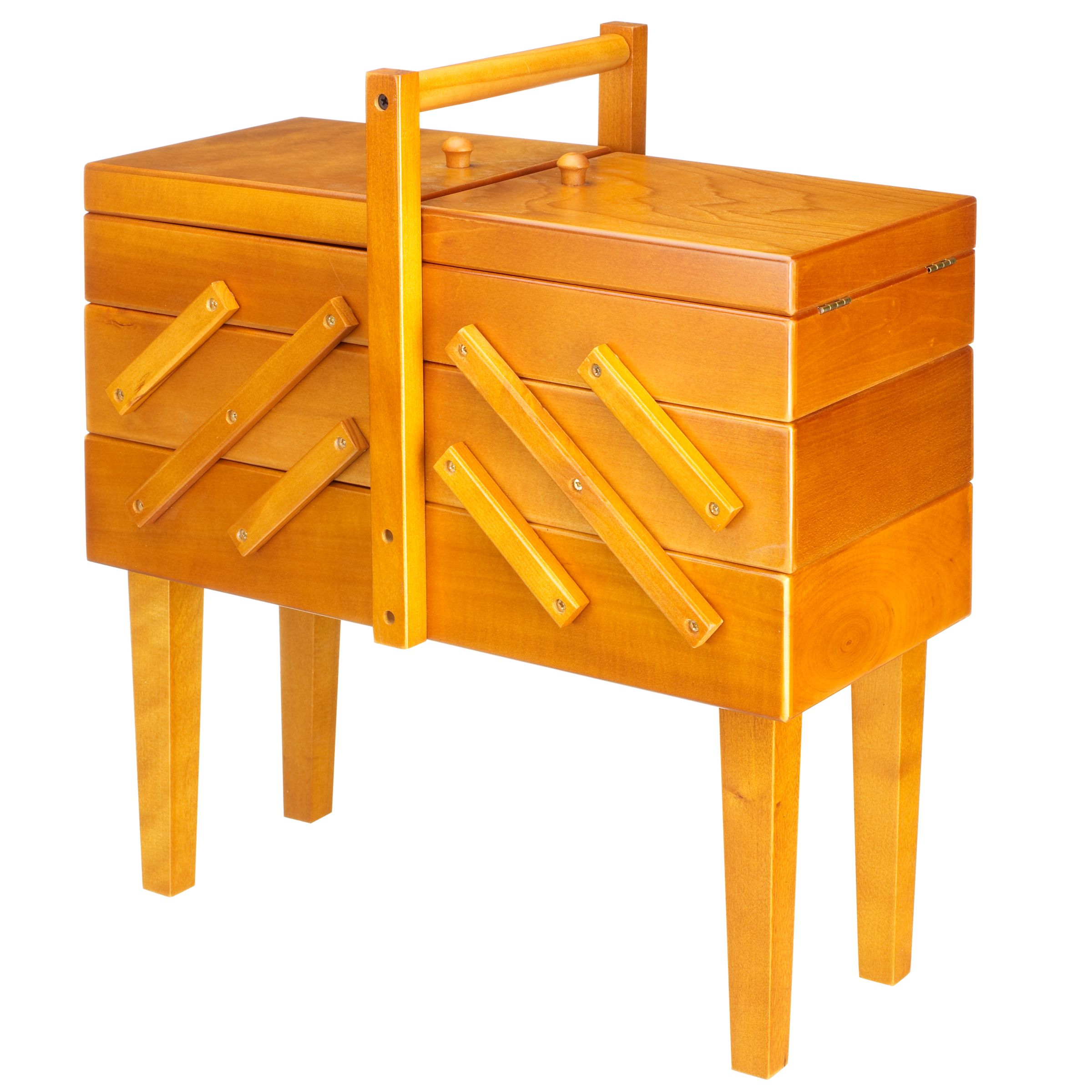 John Lewis Wood Extending Work Box