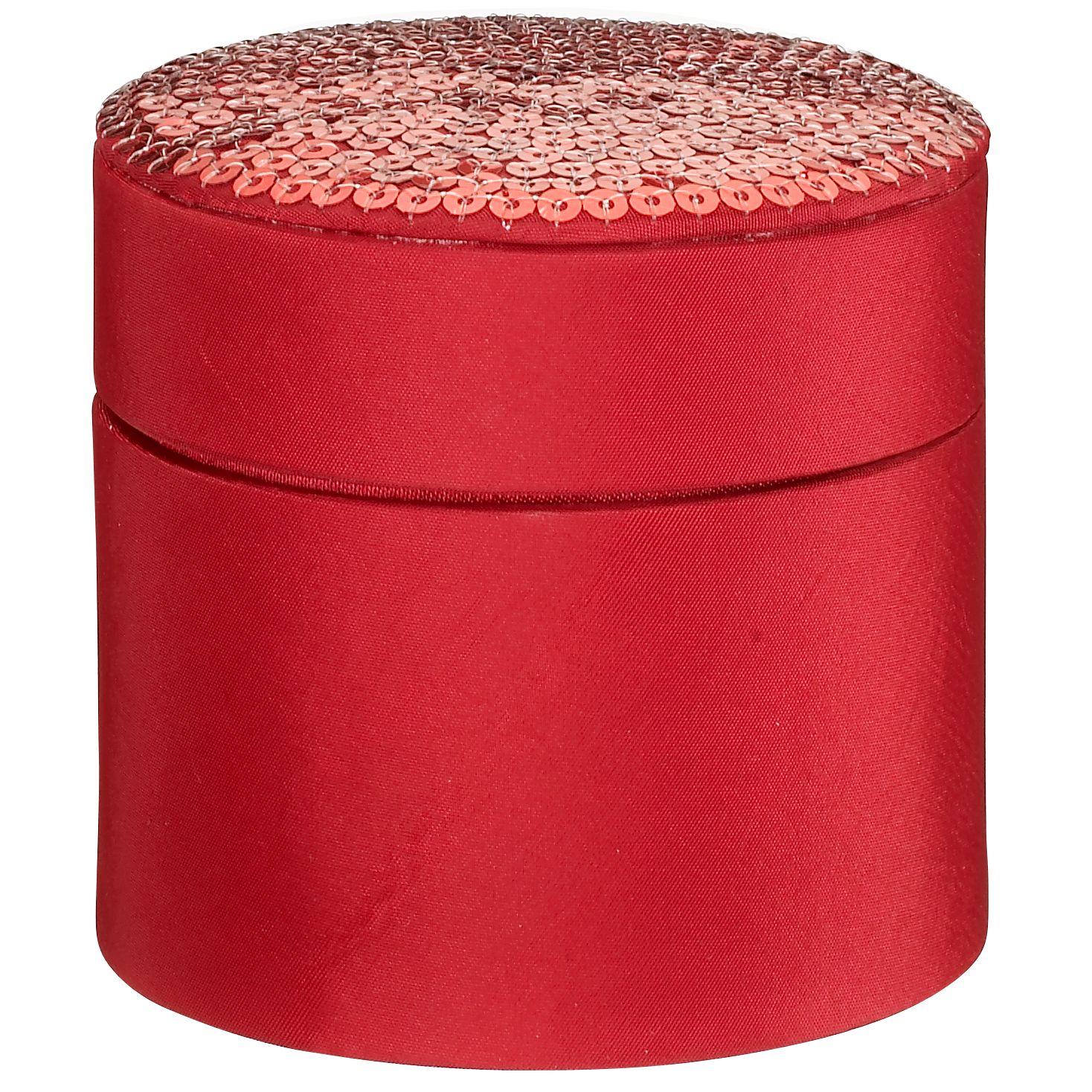 John Lewis Sequin Trinket Box Red