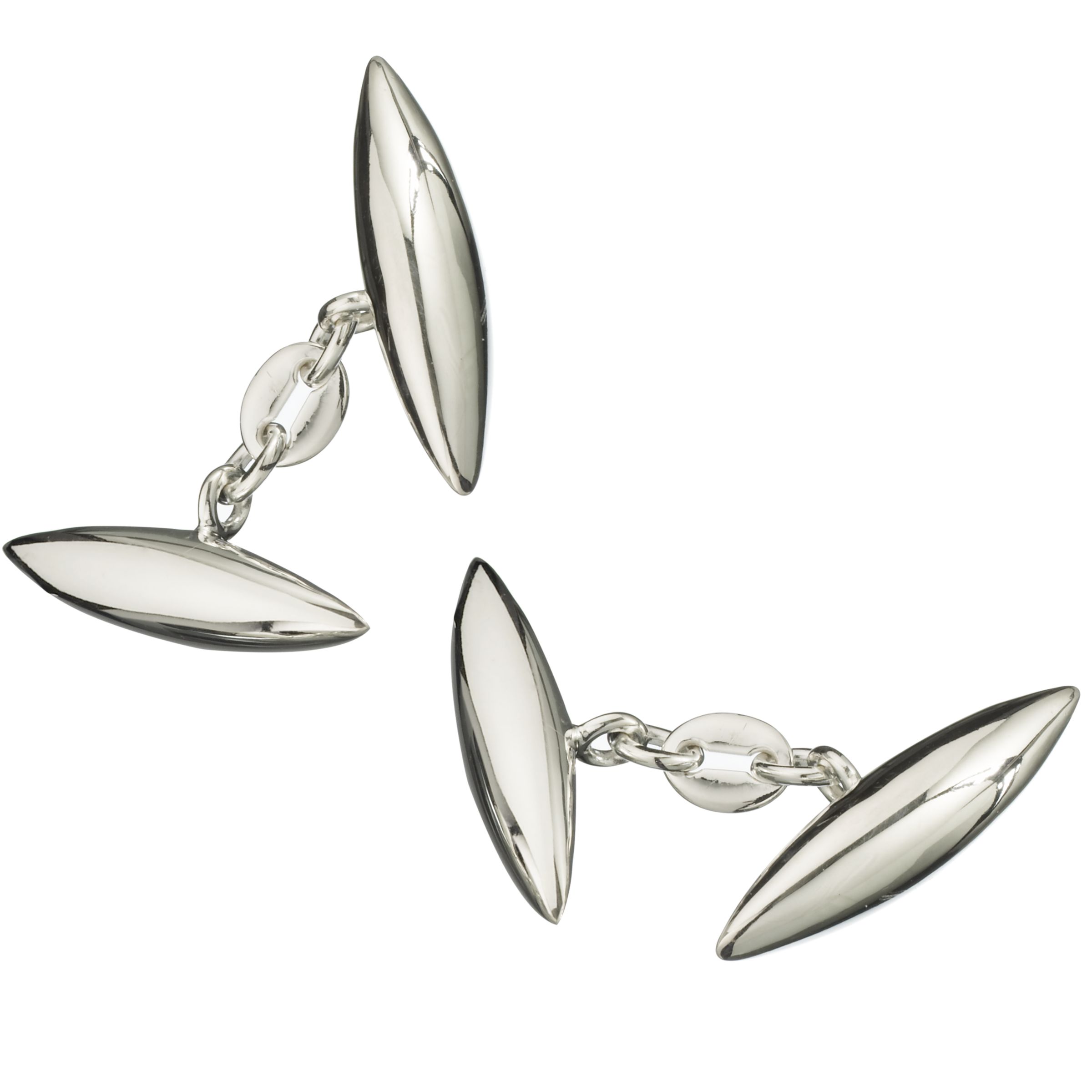 Murray Ward Silver Torpedo Cufflinks