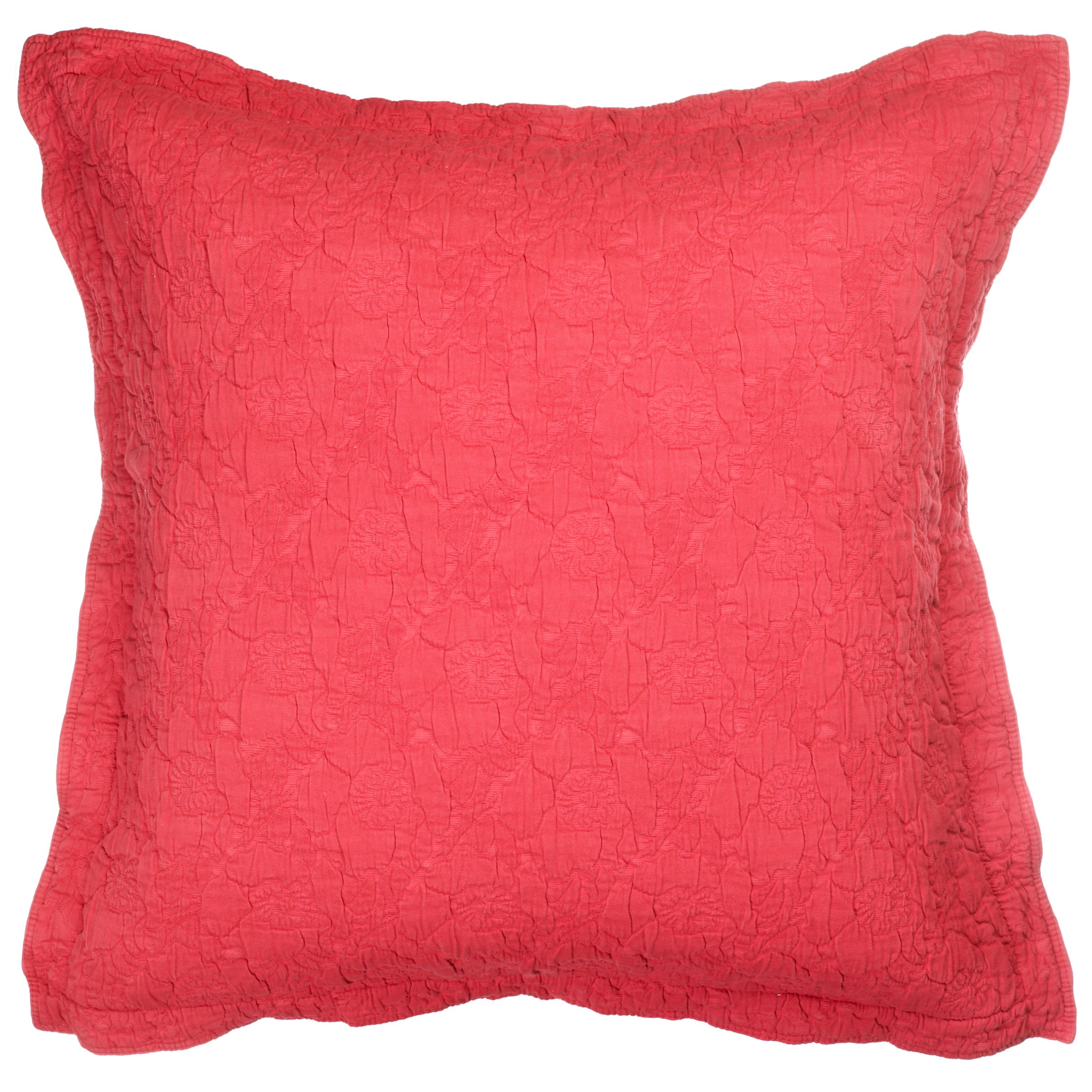 John Lewis Ruched Cotton Pillowsham Lacquer