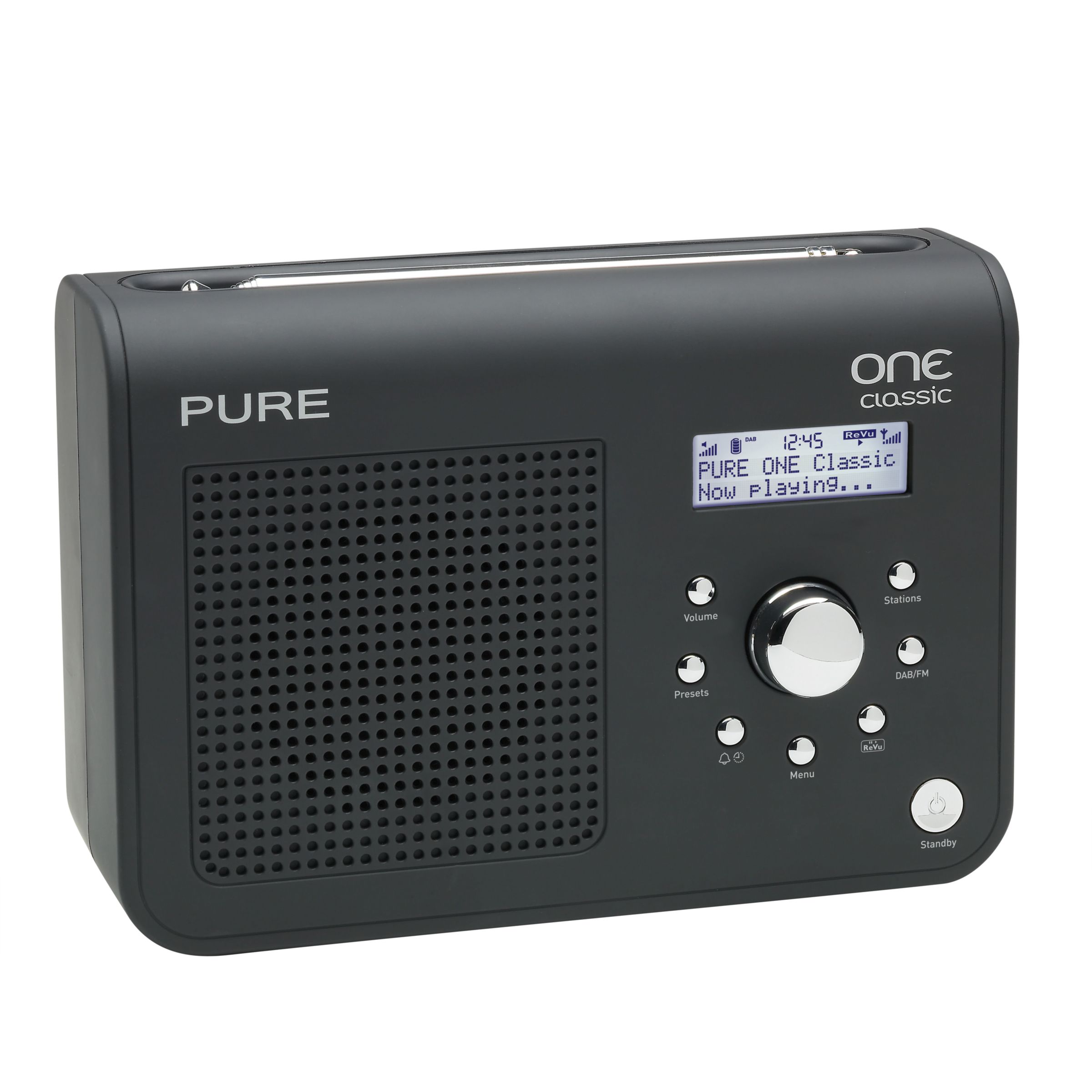 PURE One Classic Portable DAB Digital Radio Black