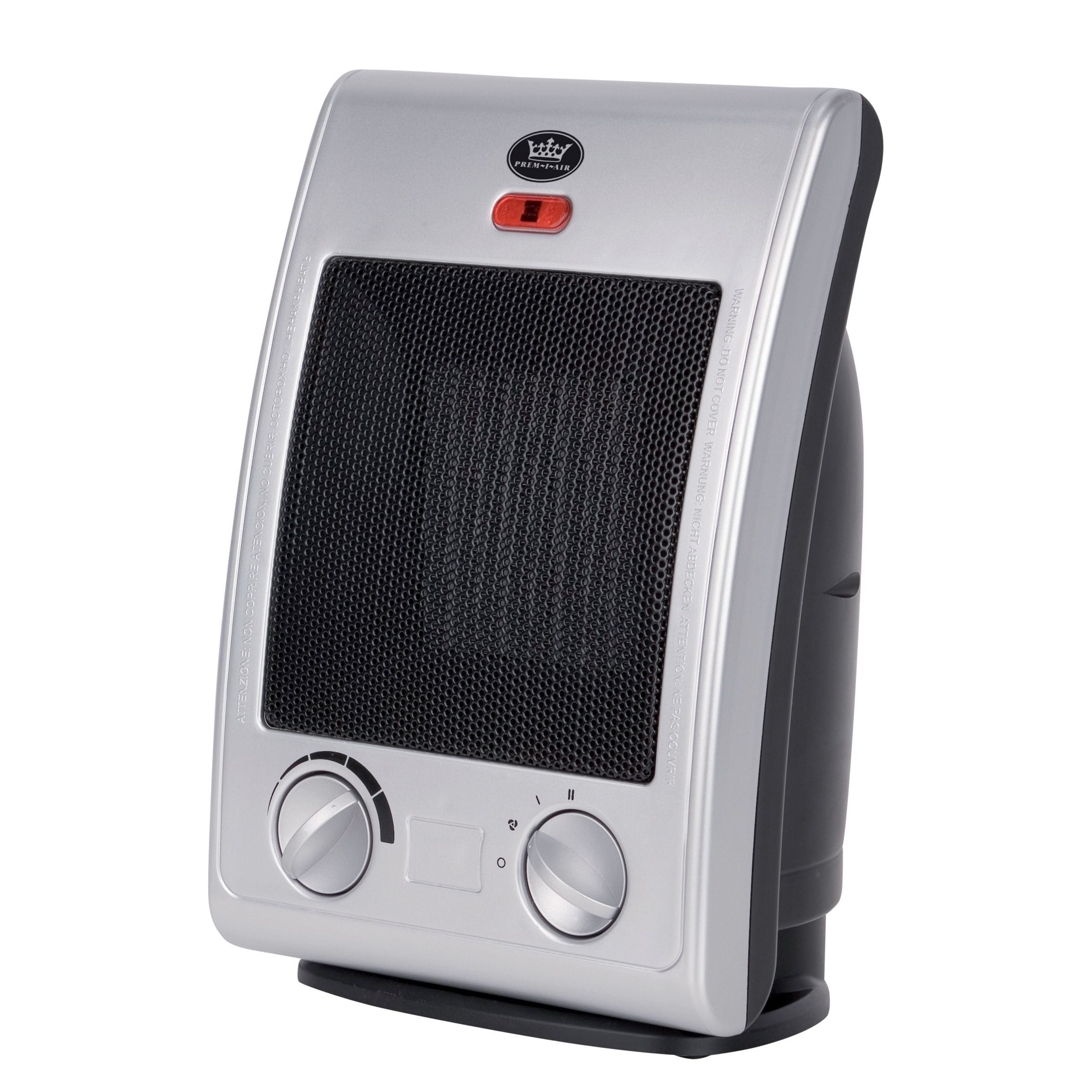 Prem I Air PCH621 Ceramic Fan Heater Silver