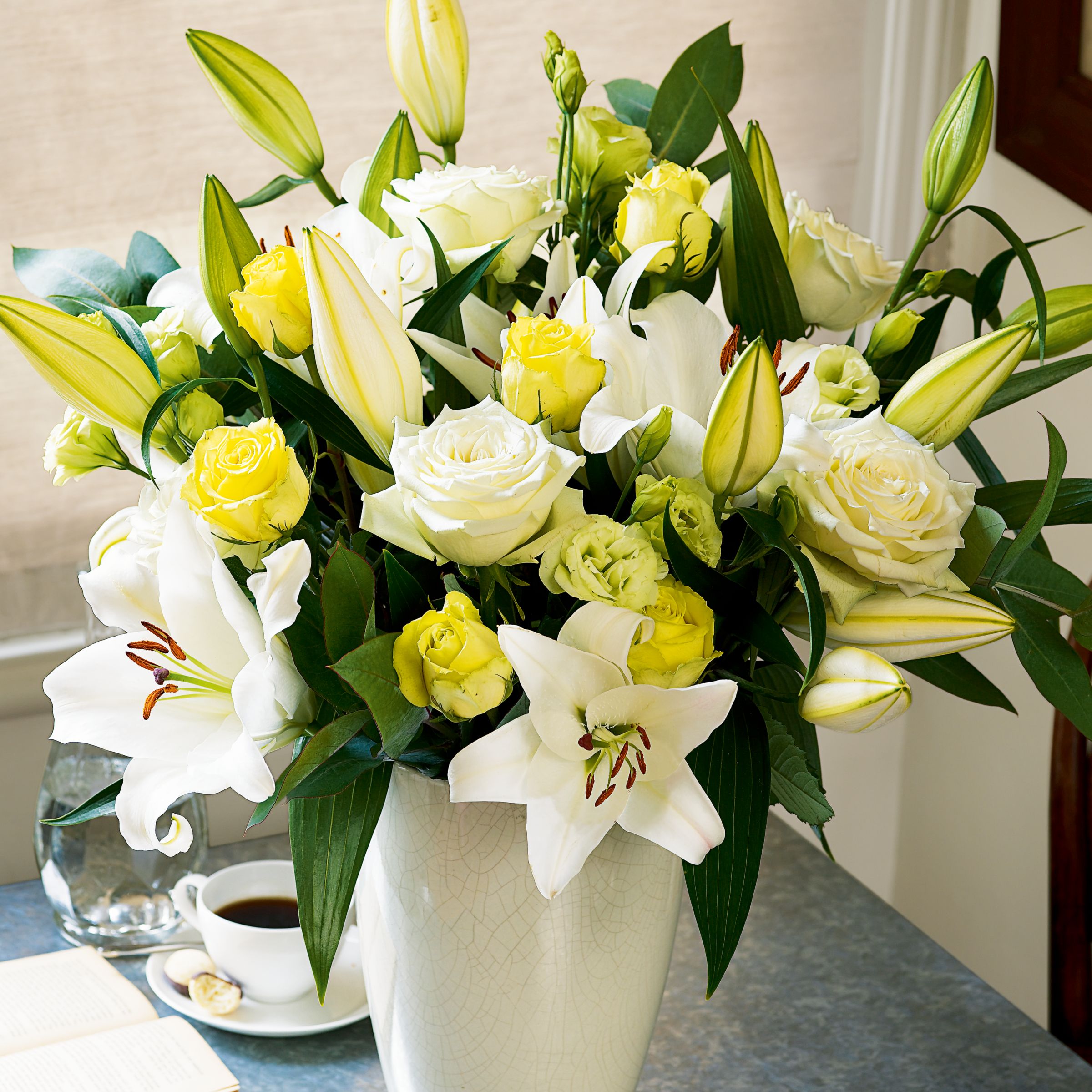 John Lewis Flowers Super Winter White Bouquet