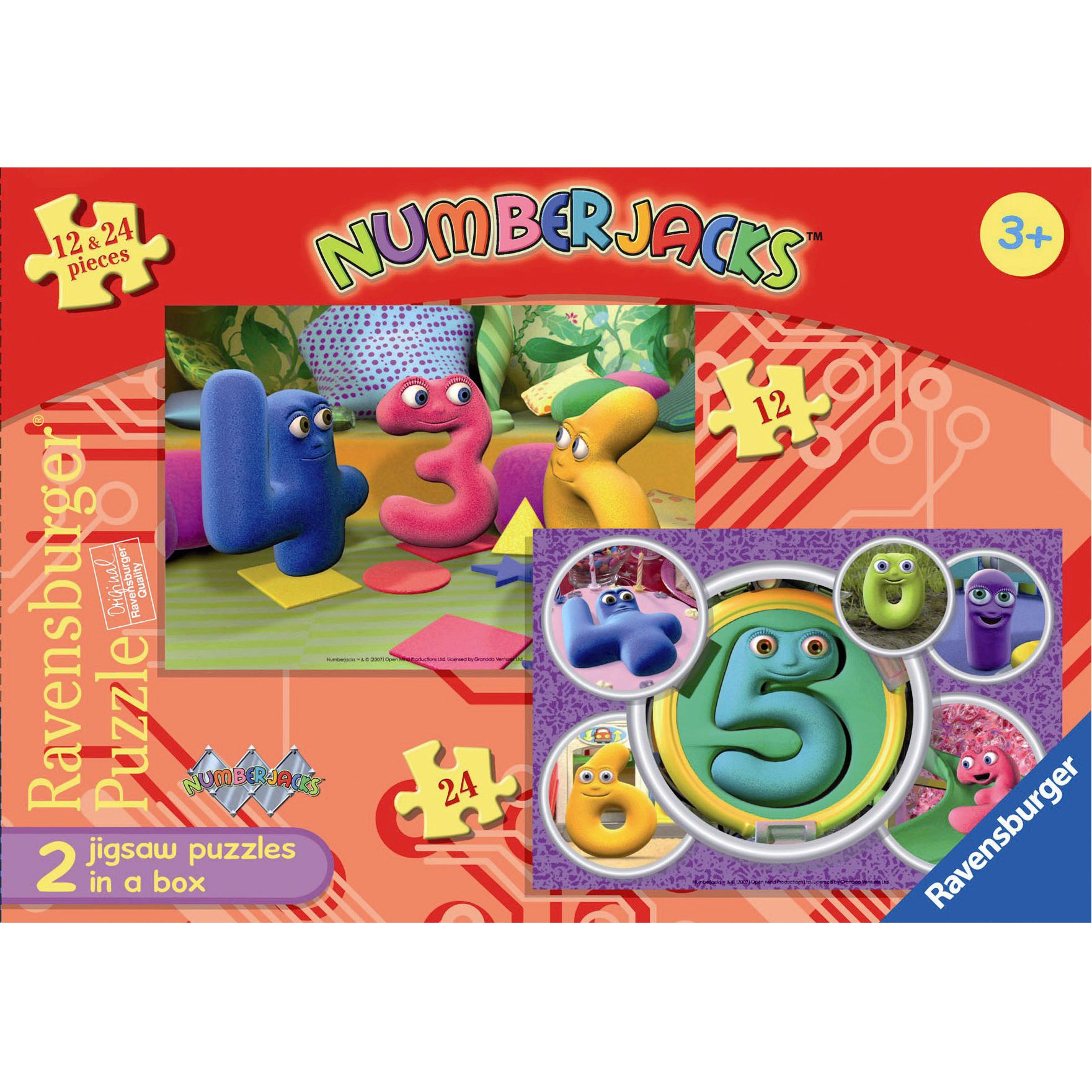 Ravensburger Numberjacks 2 Puzzle Pack