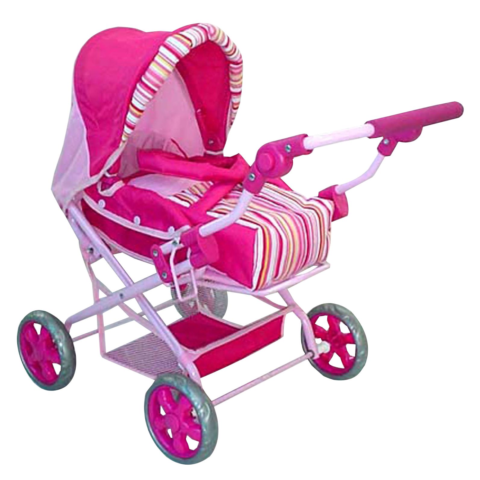 John Lewis Mini Combi Pram Pink
