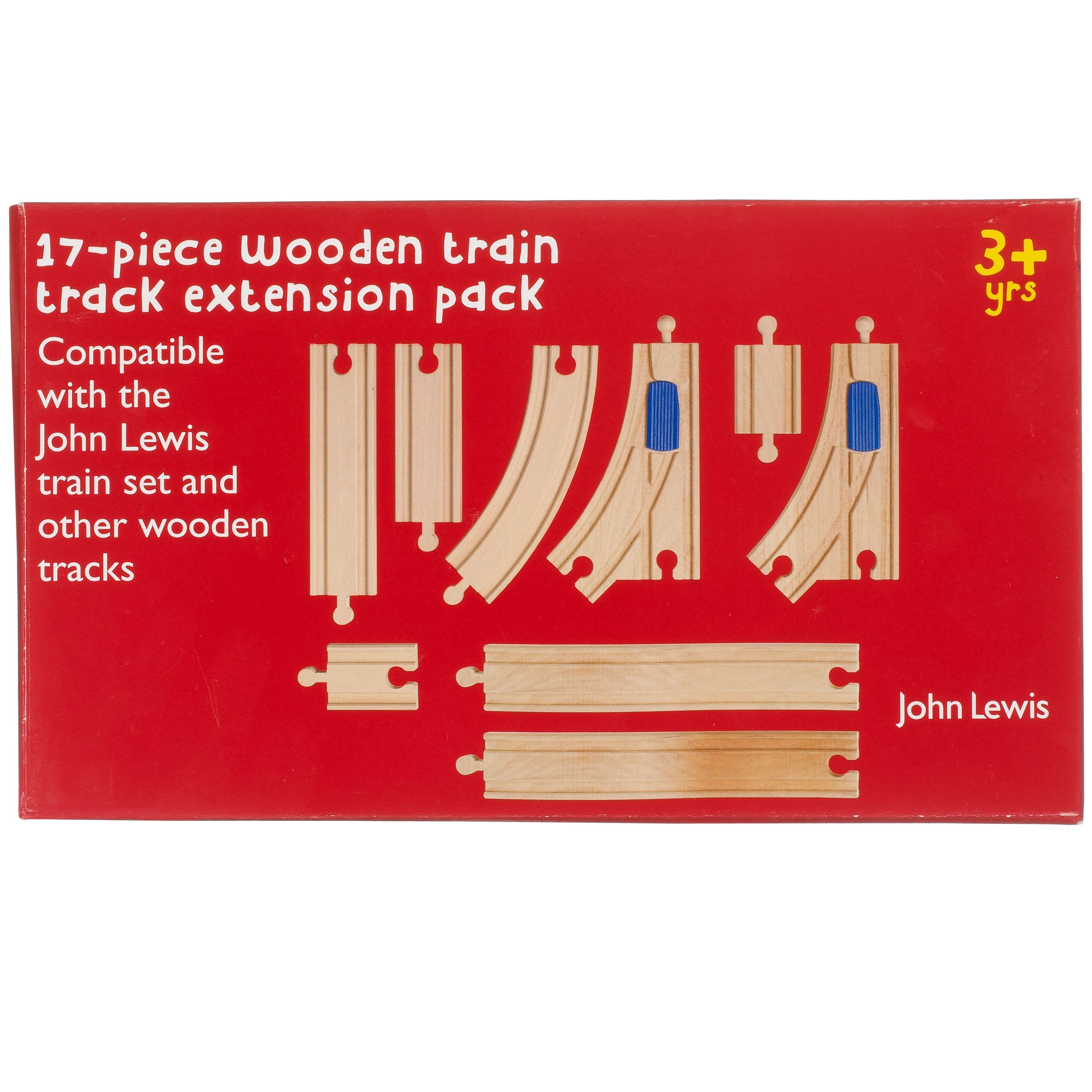 John Lewis 17 Piece Rail Extension Pack, Wood