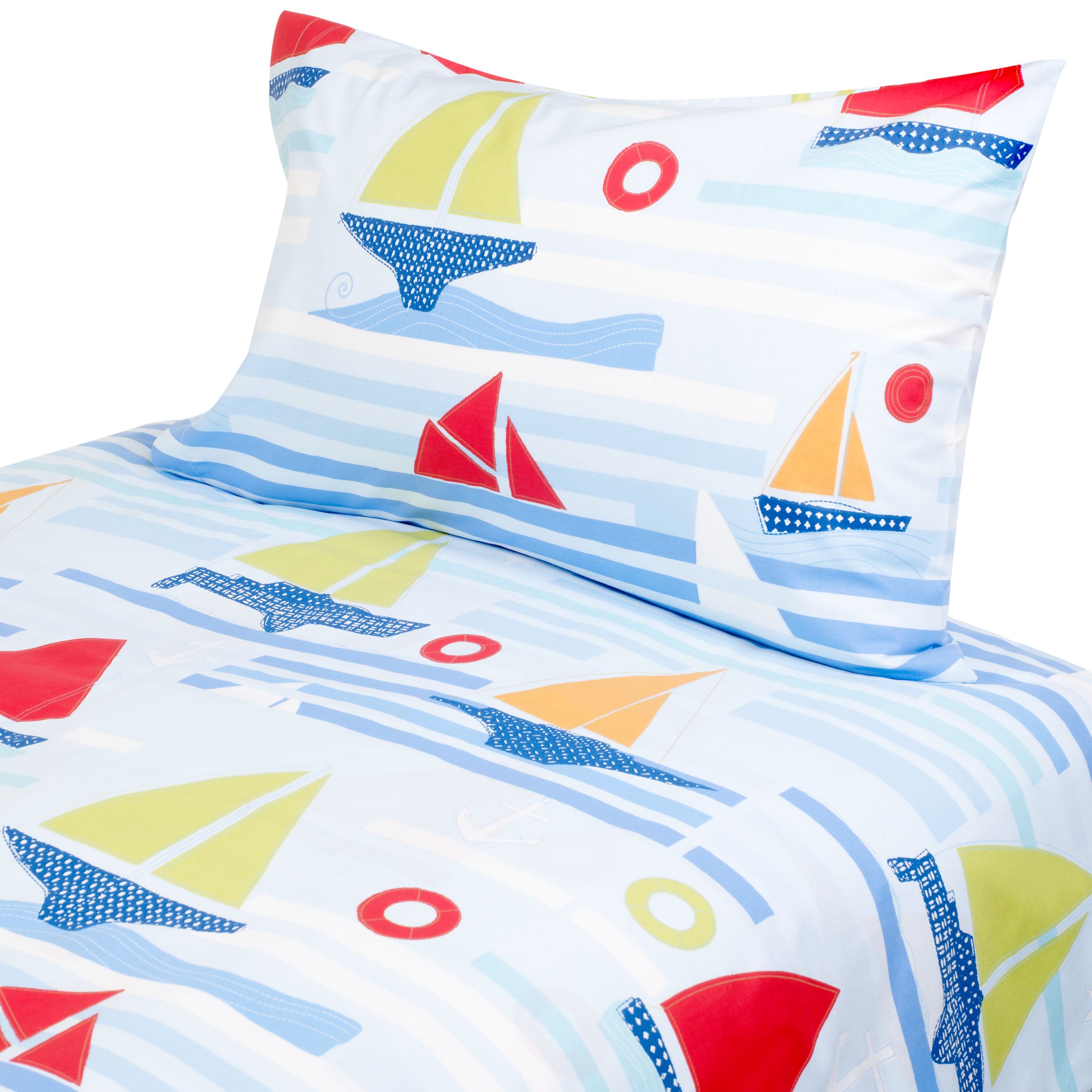 John Lewis Boats Duvet Cover Set Multi