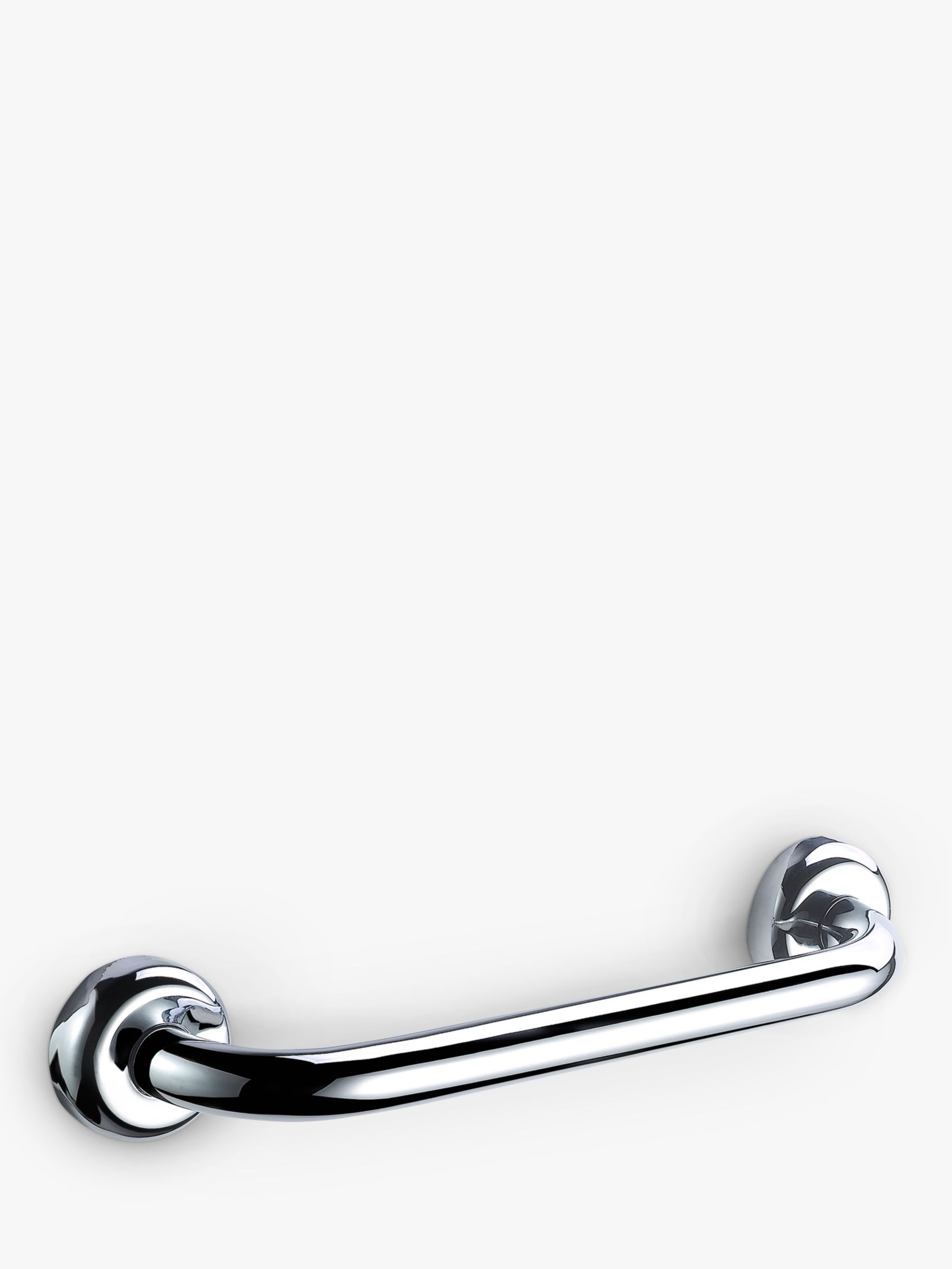 John Lewis Chrome Bathroom Grab Rail L37cm