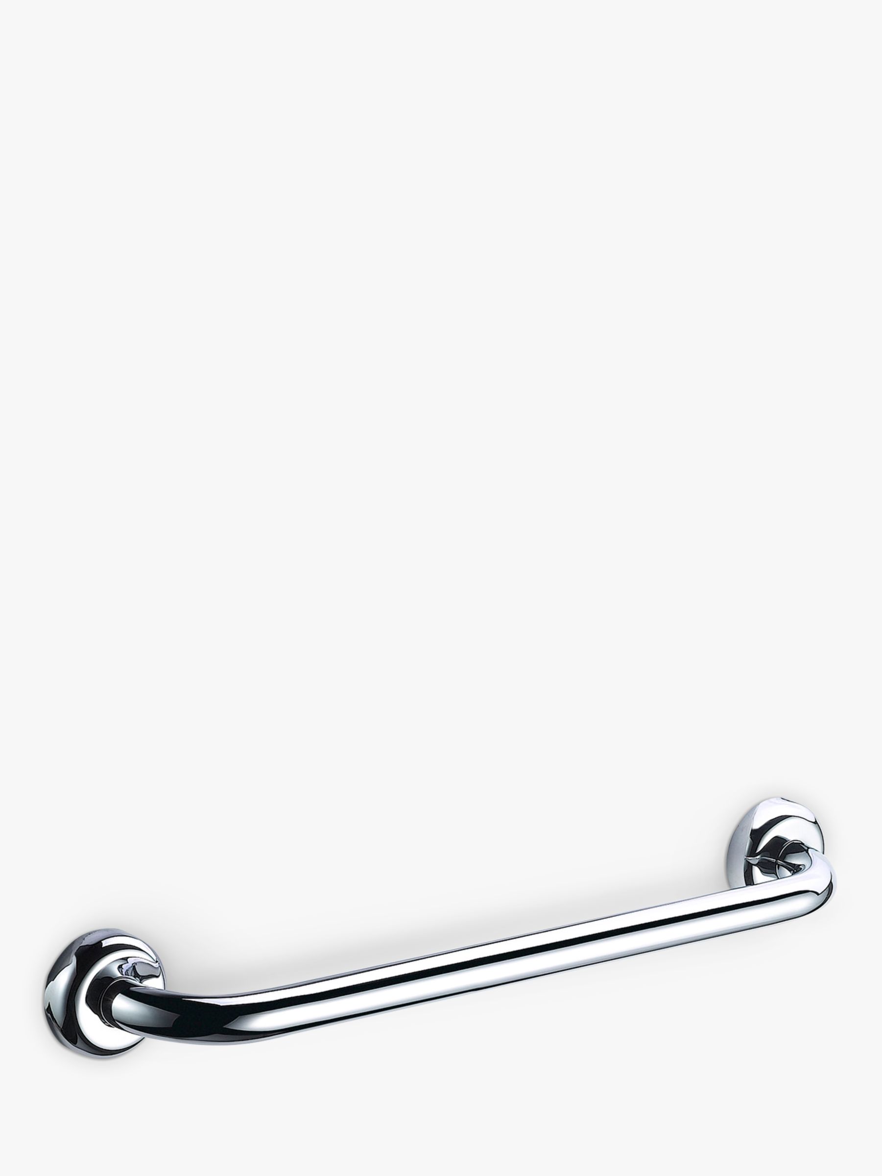 John Lewis Chrome Bathroom Grab Rail L53cm