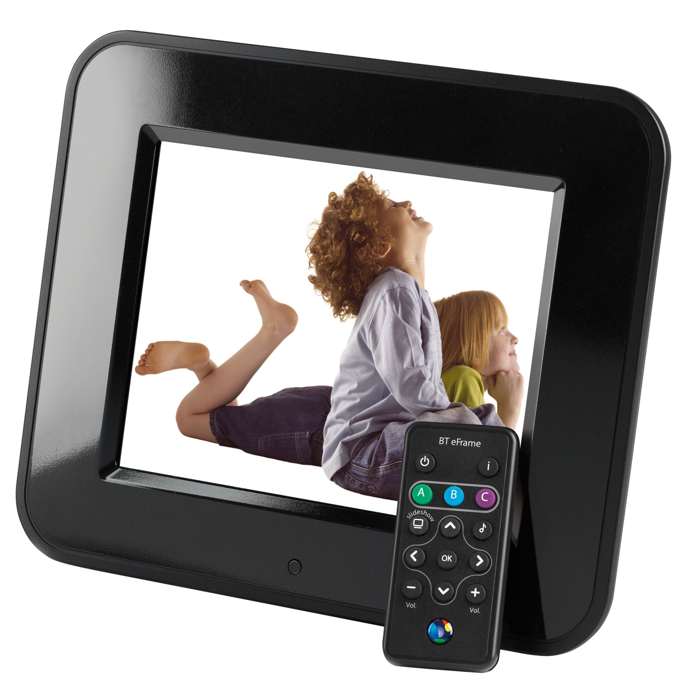 BT eframe 1000 LCD Digital WiFi Photo Frame 8 Inch Glass