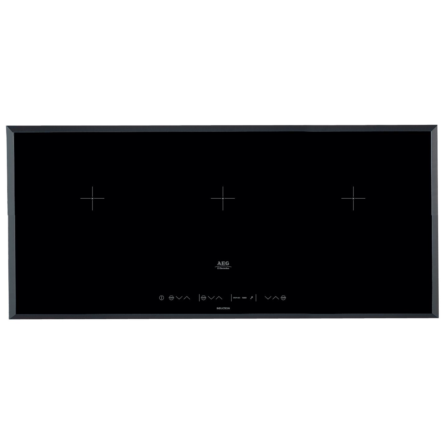 AEG 98001KFSN Ceramic Induction Hob, Black