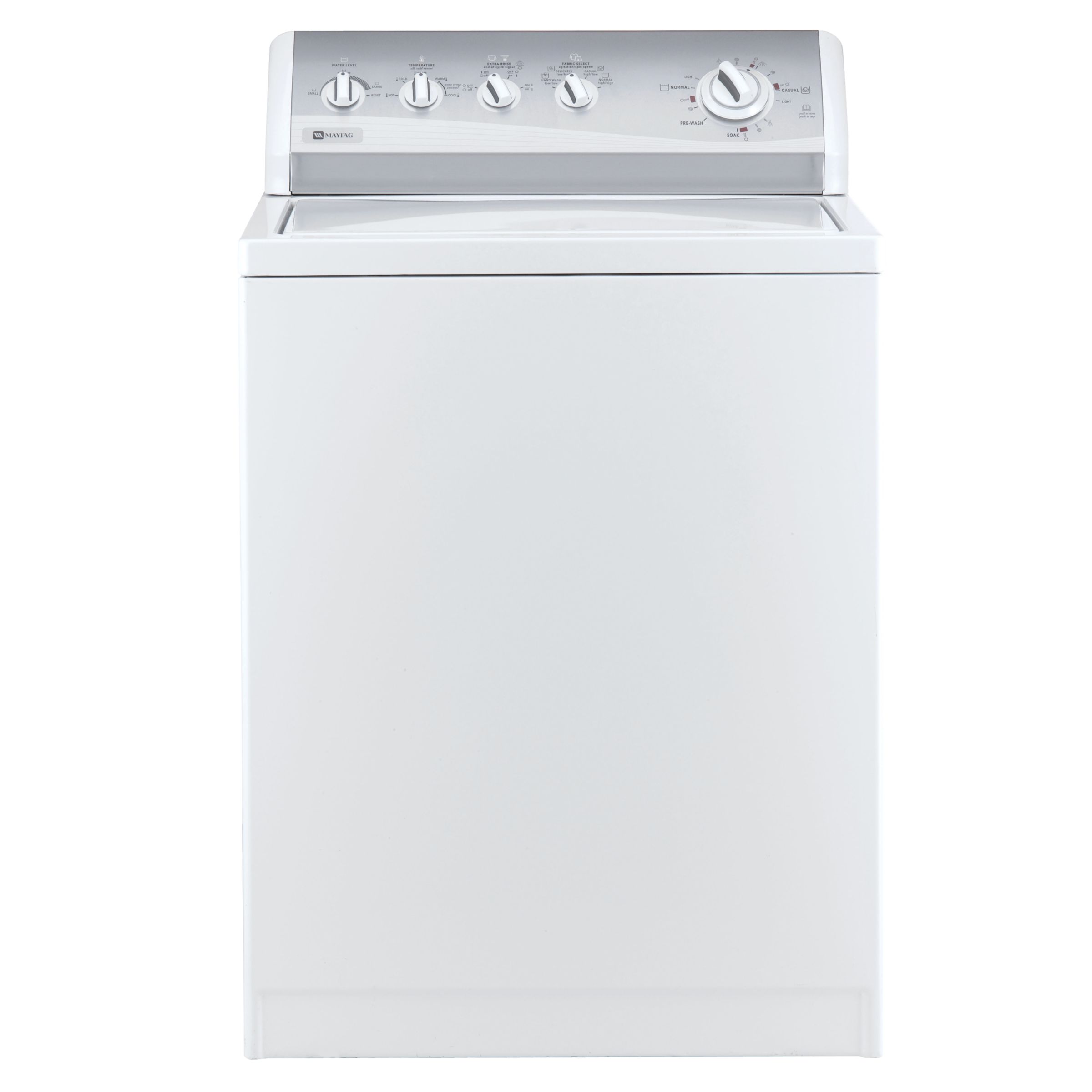 Maytag 3RMTW4905TW American Top Loading Washing Machine, White at John Lewis