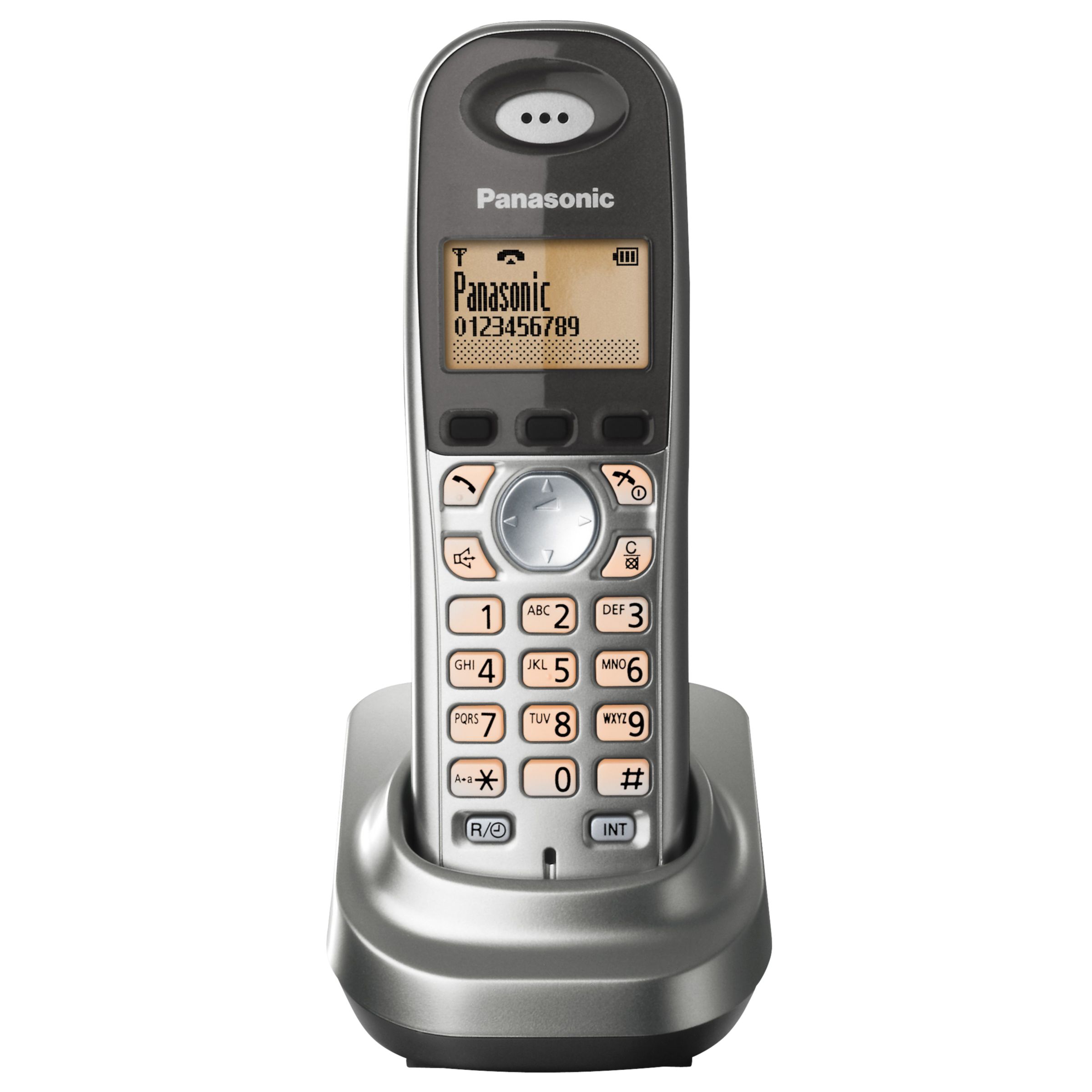 Panasonic KXTGA731EB Additional Digital Telephone Handset Silver