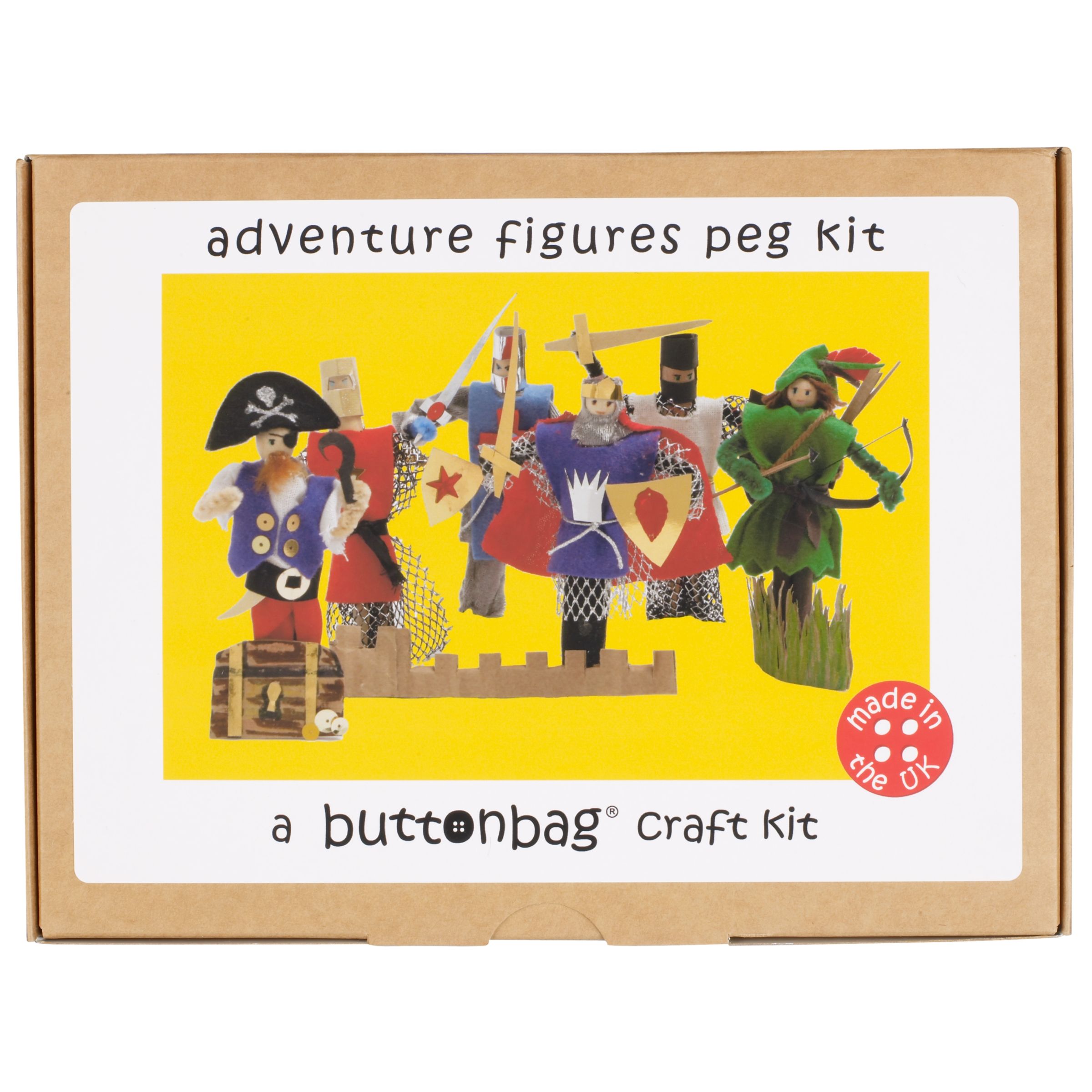 Buttonbag Adventure Peg Doll Kit