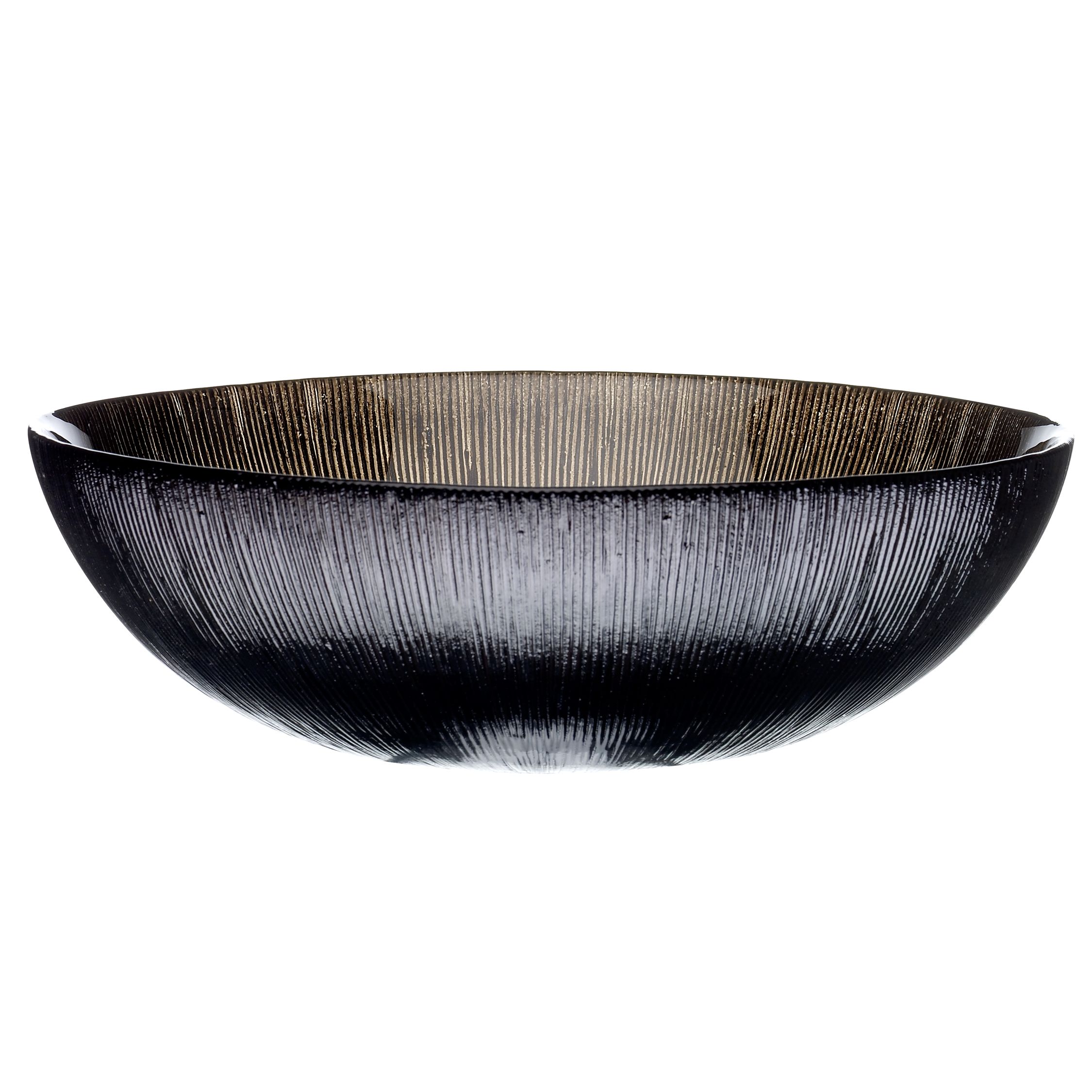 John Lewis Rustic Collection Black Aster Bowl 25cm