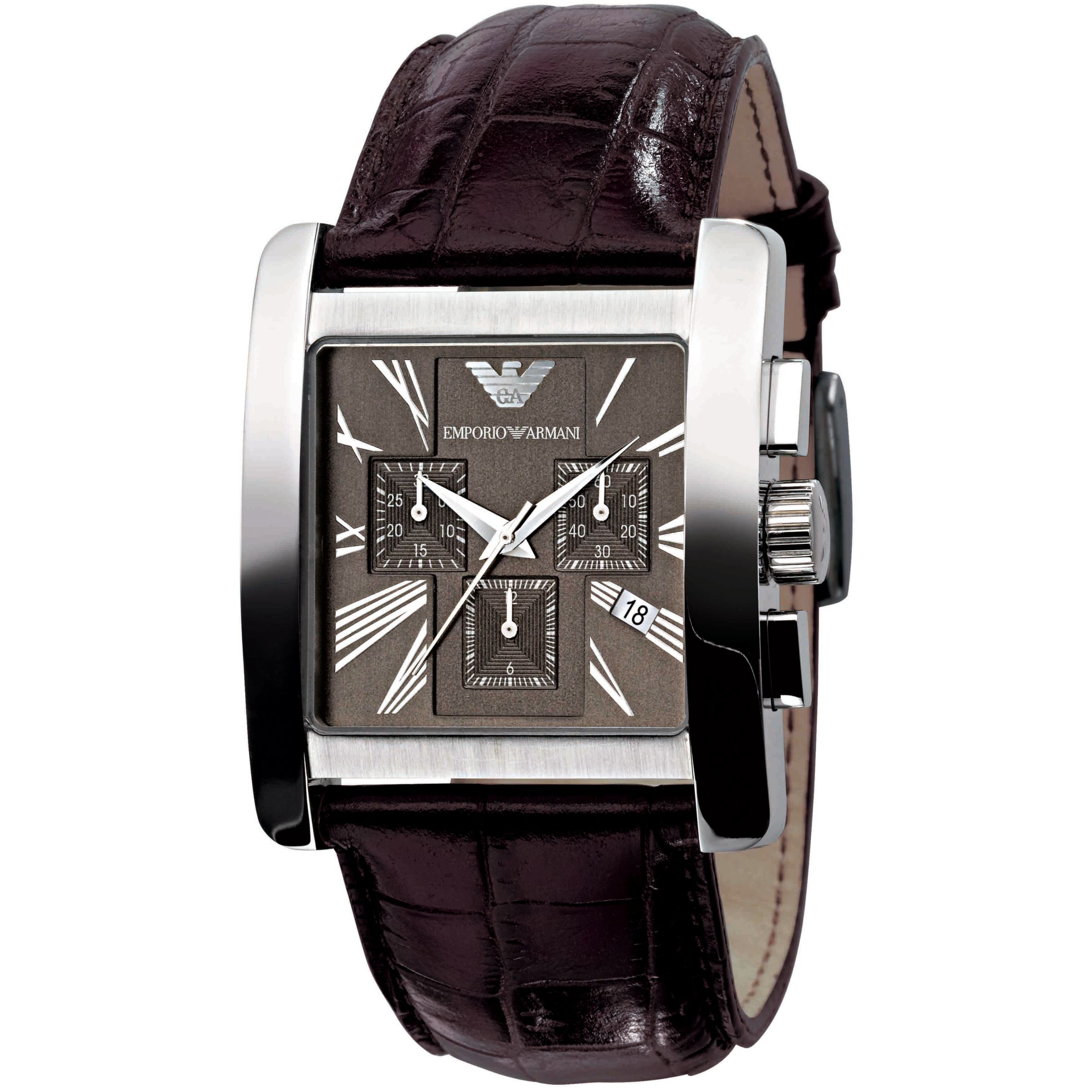 Emporio Armani AR0185 Men’s Chronograph Watch, Brown