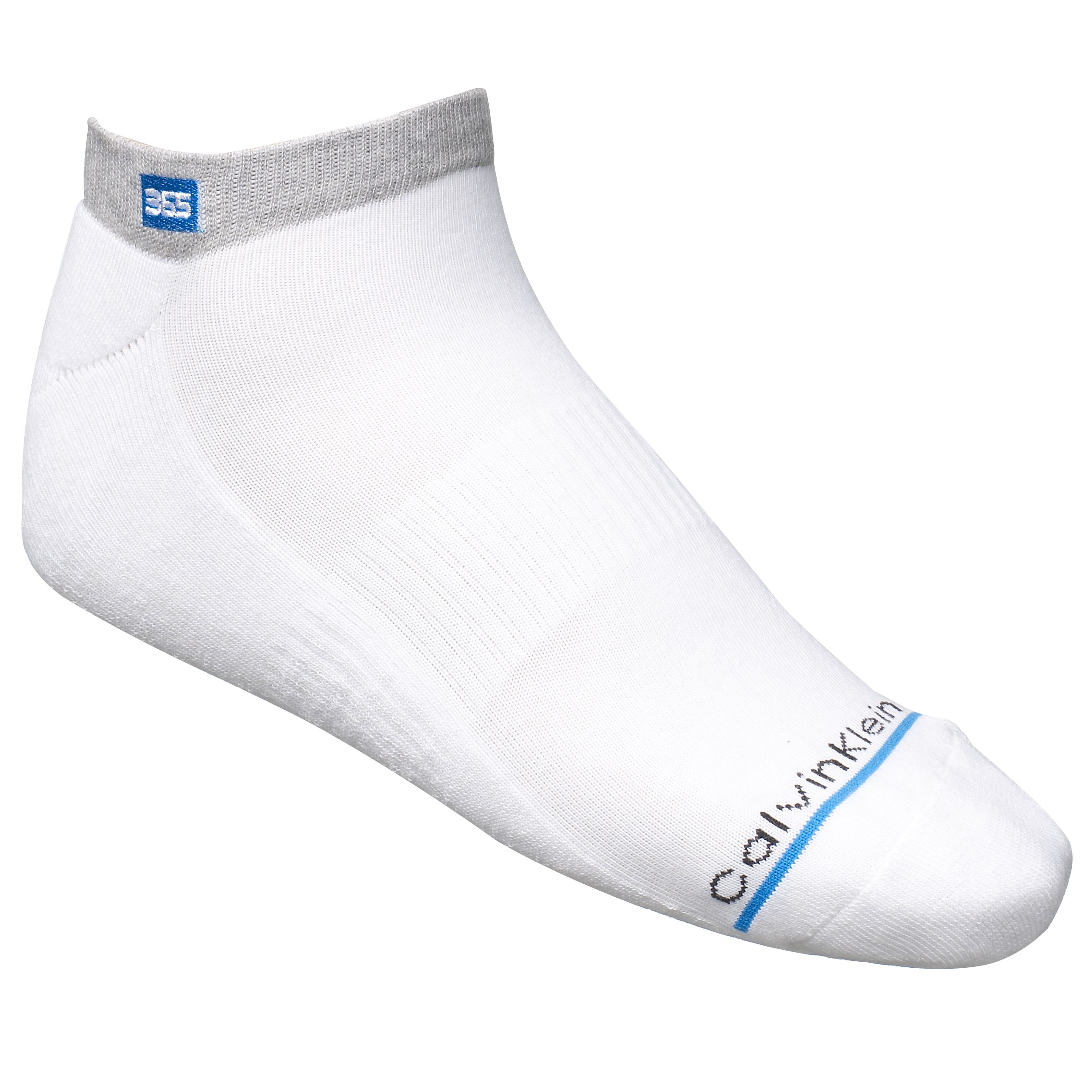 Calvin Klein 365 Trainer Socks Gift Set One Size Pack of 4 White