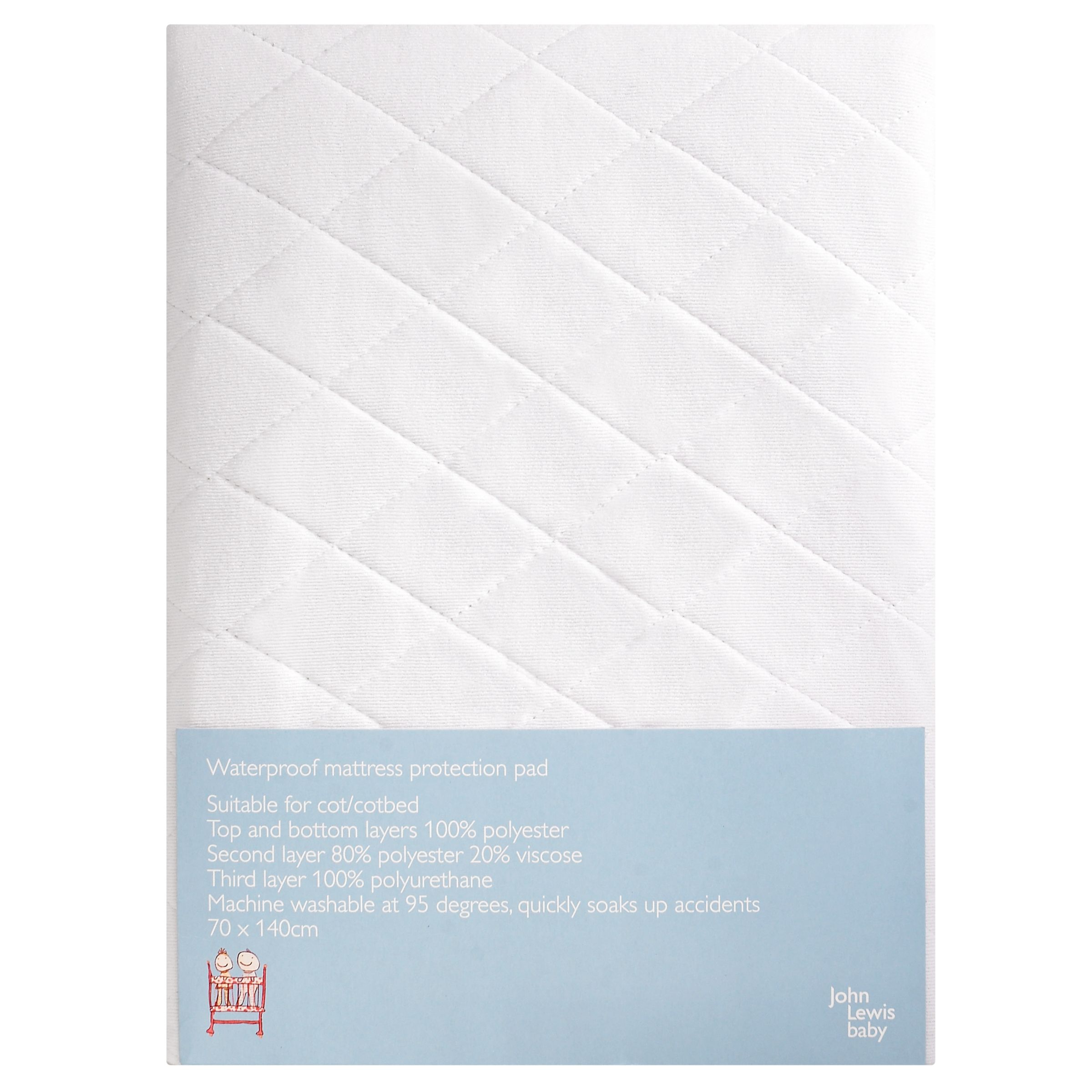 John Lewis Baby Waterproof Soaker Pad