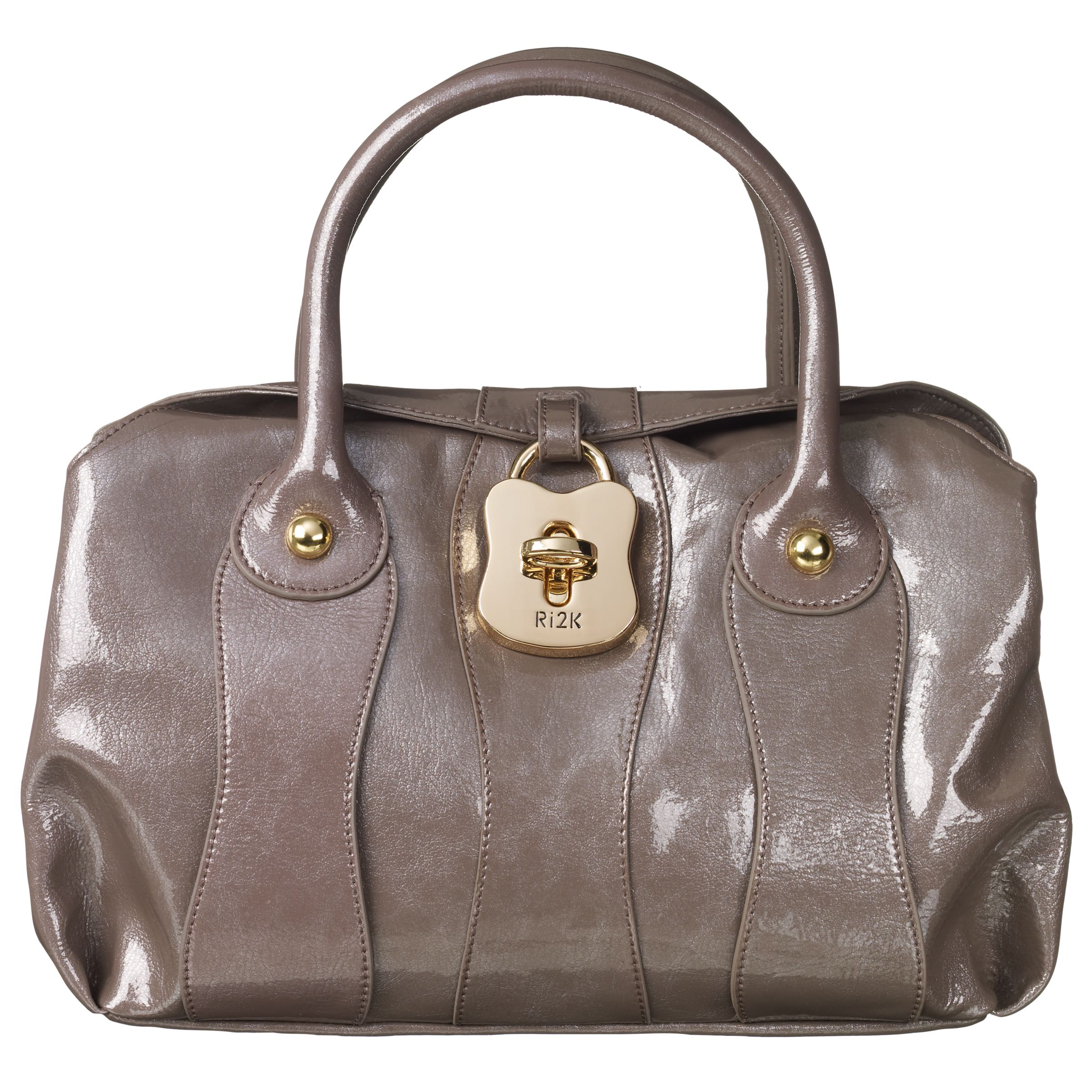 Ri2k Aspen Leather Grab Bag, Mushroom furniture