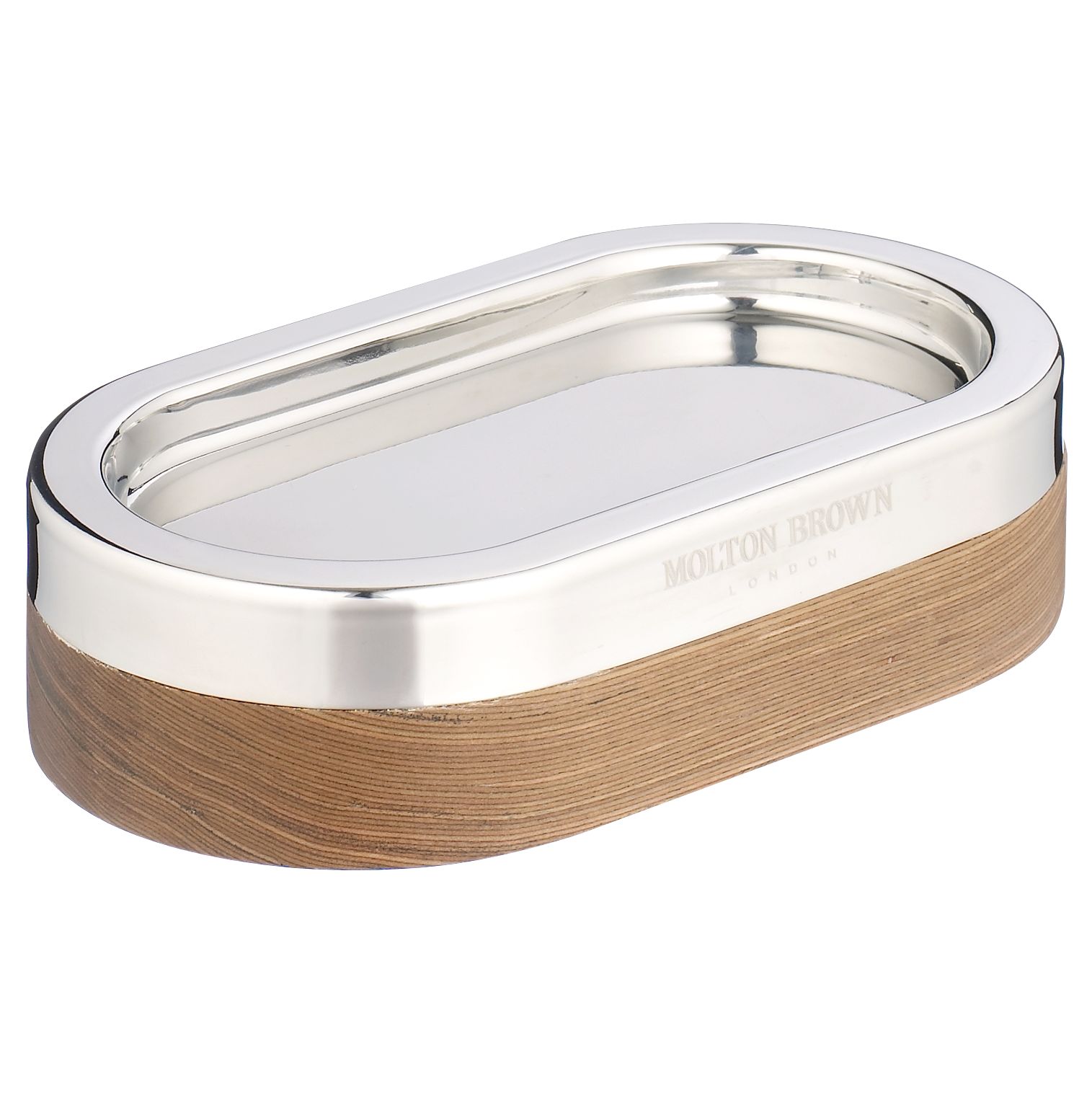 Molton Brown Walnut & Chrome Basin Butler